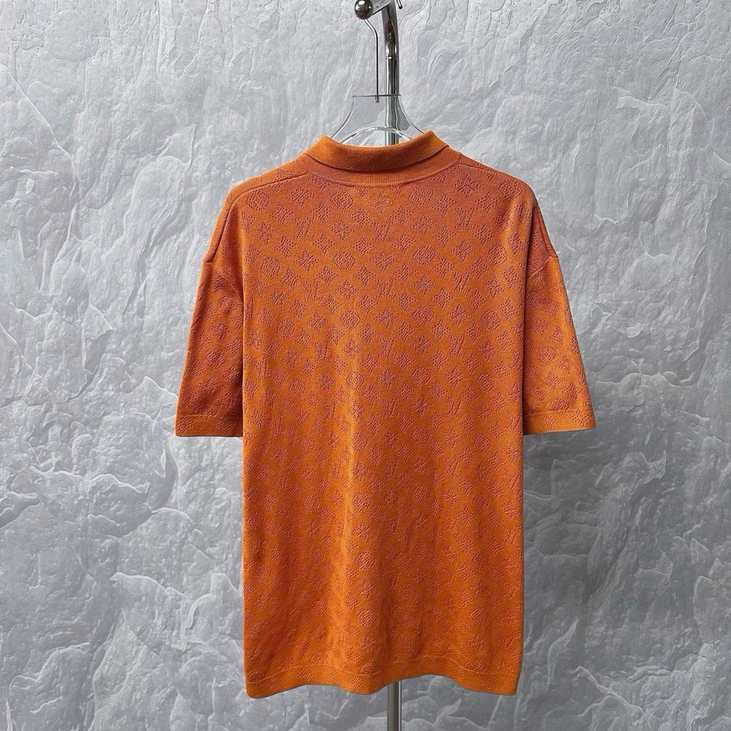 Louis Vuitton FW24 Openwork Knit Shirt — label