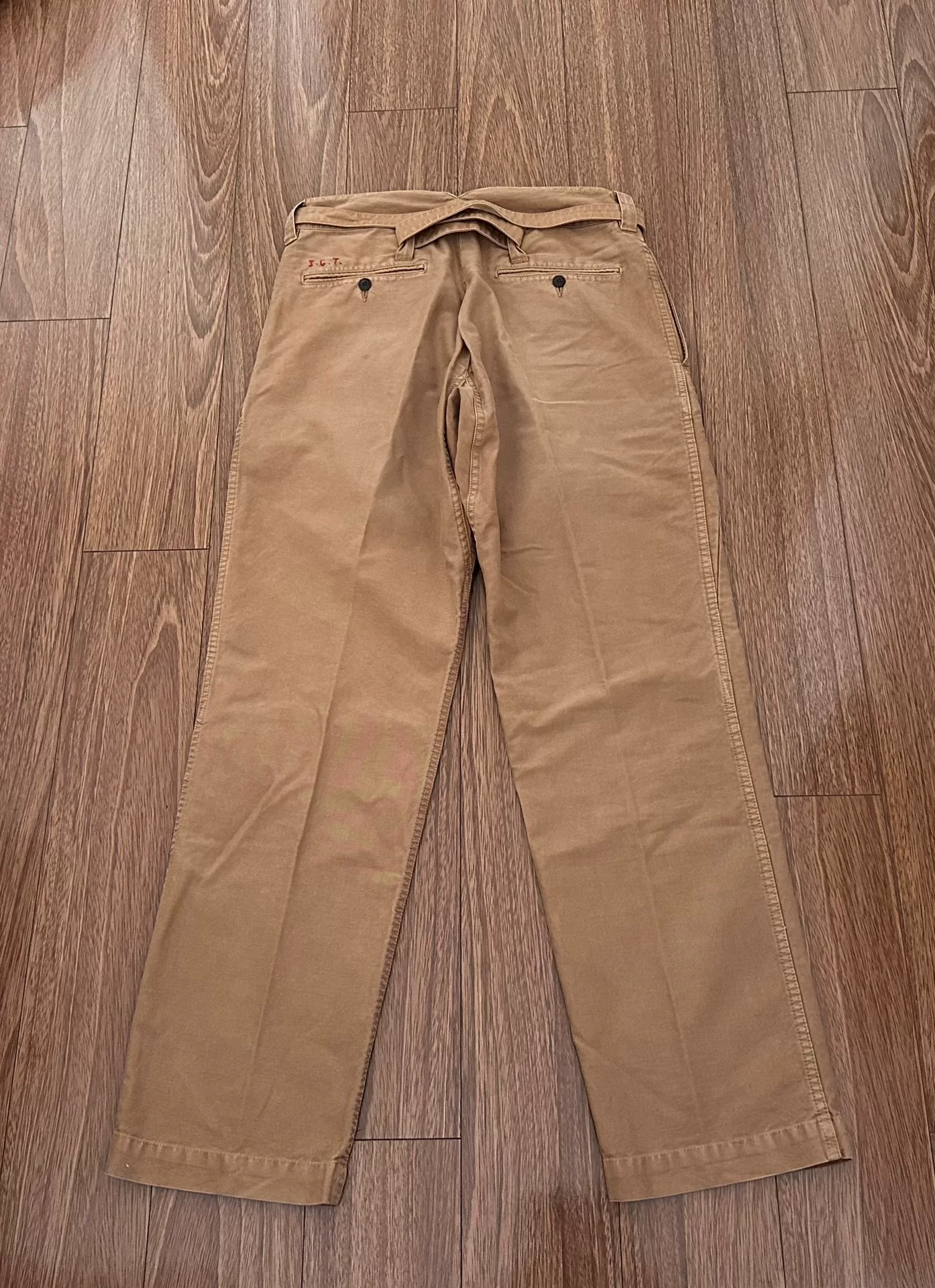 VISVIM ICT HAKAMA PANTS DMGD — front