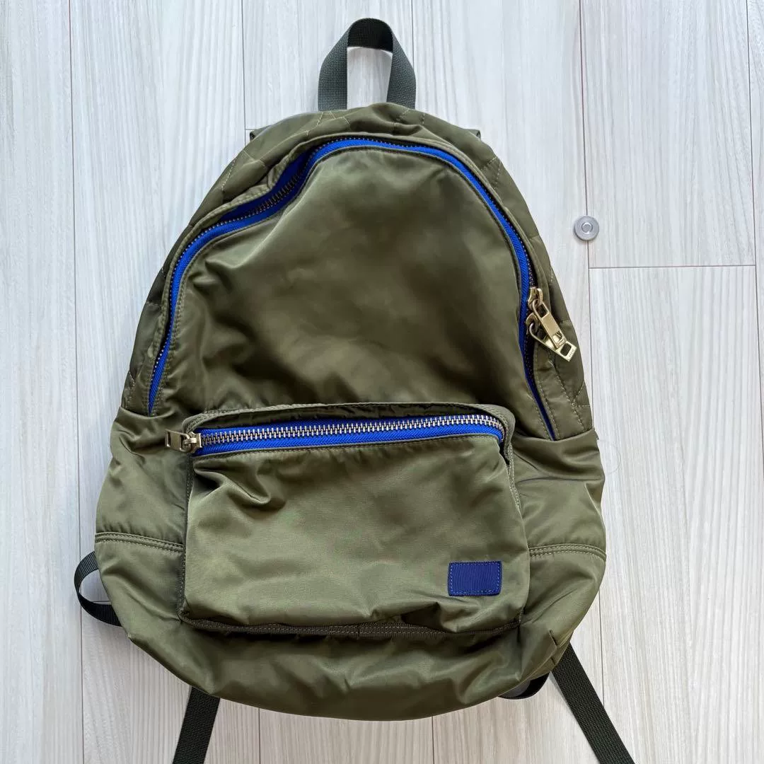 sakai x PORTER Olive Green Backpack