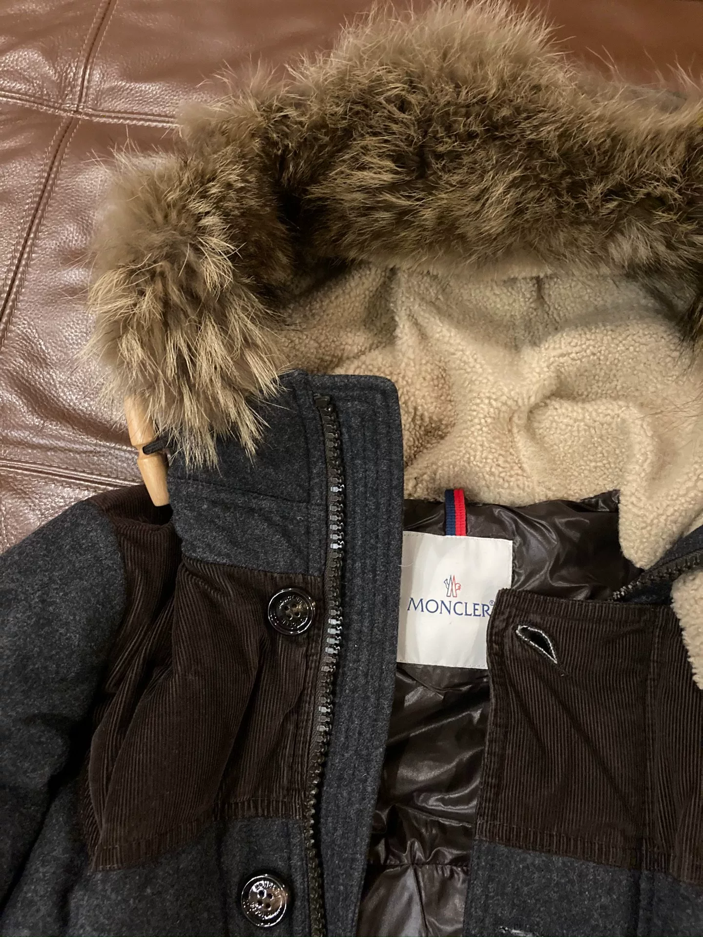 Moncler Down Jacket Size 0 — detail