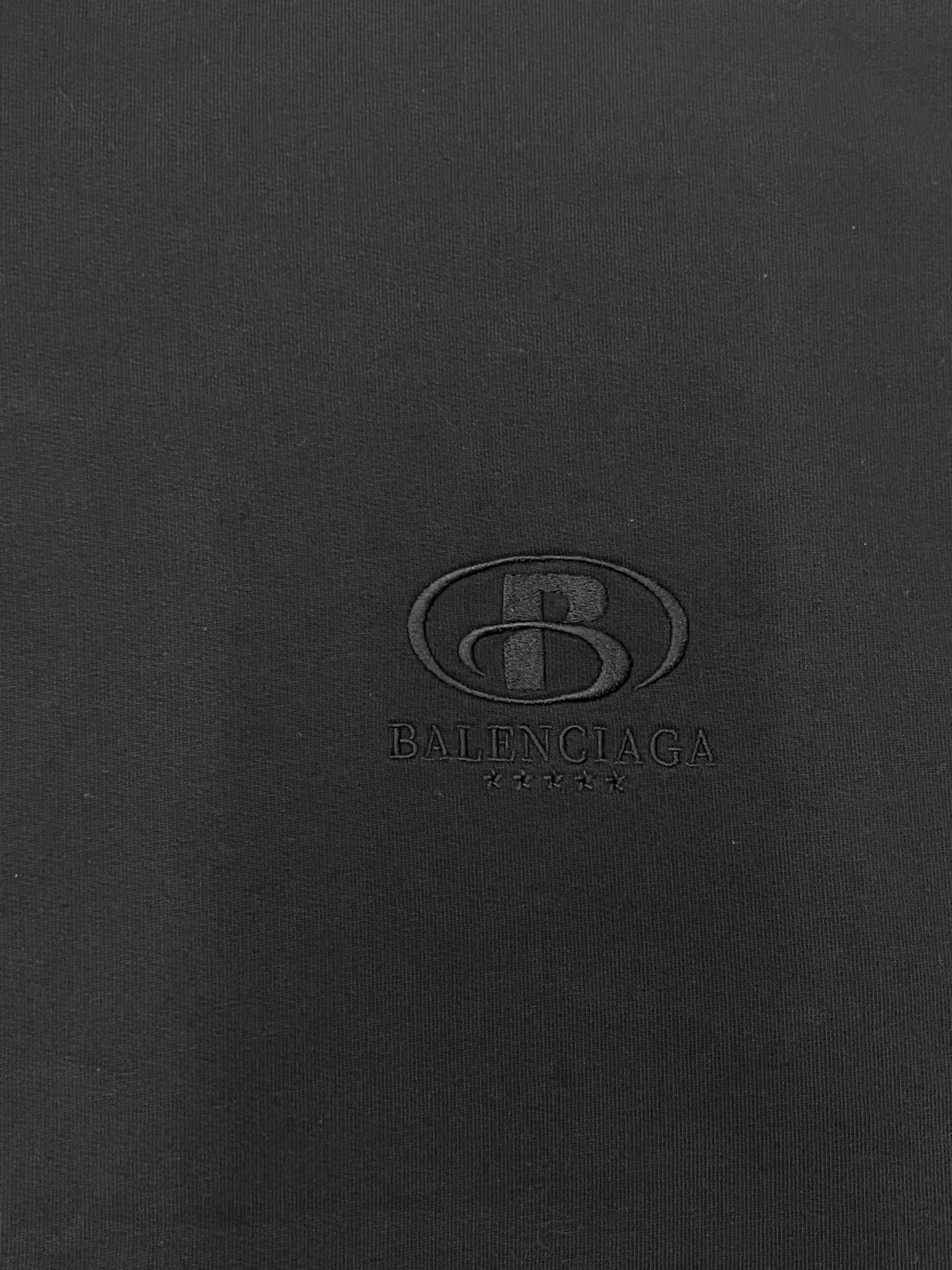 Balenciaga Small Logo Loose Fit Hoodie — detail