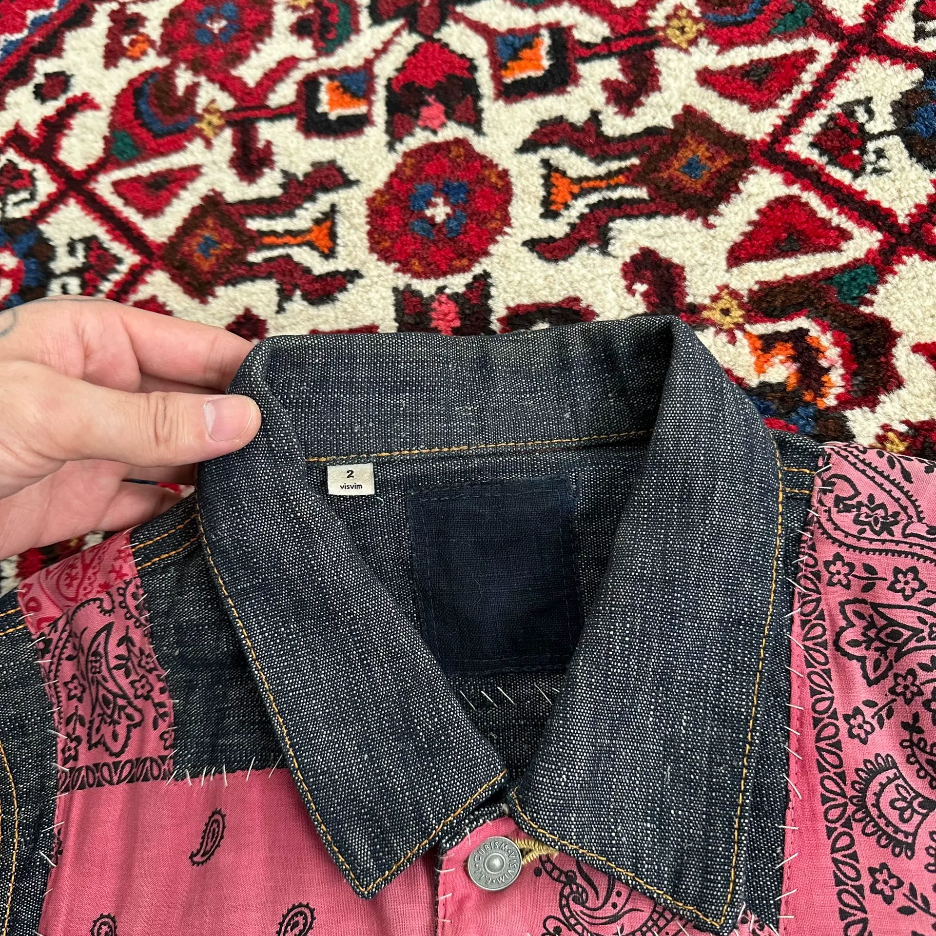 Visvim 16AW ICT 101 JKT Denim Jacket — back