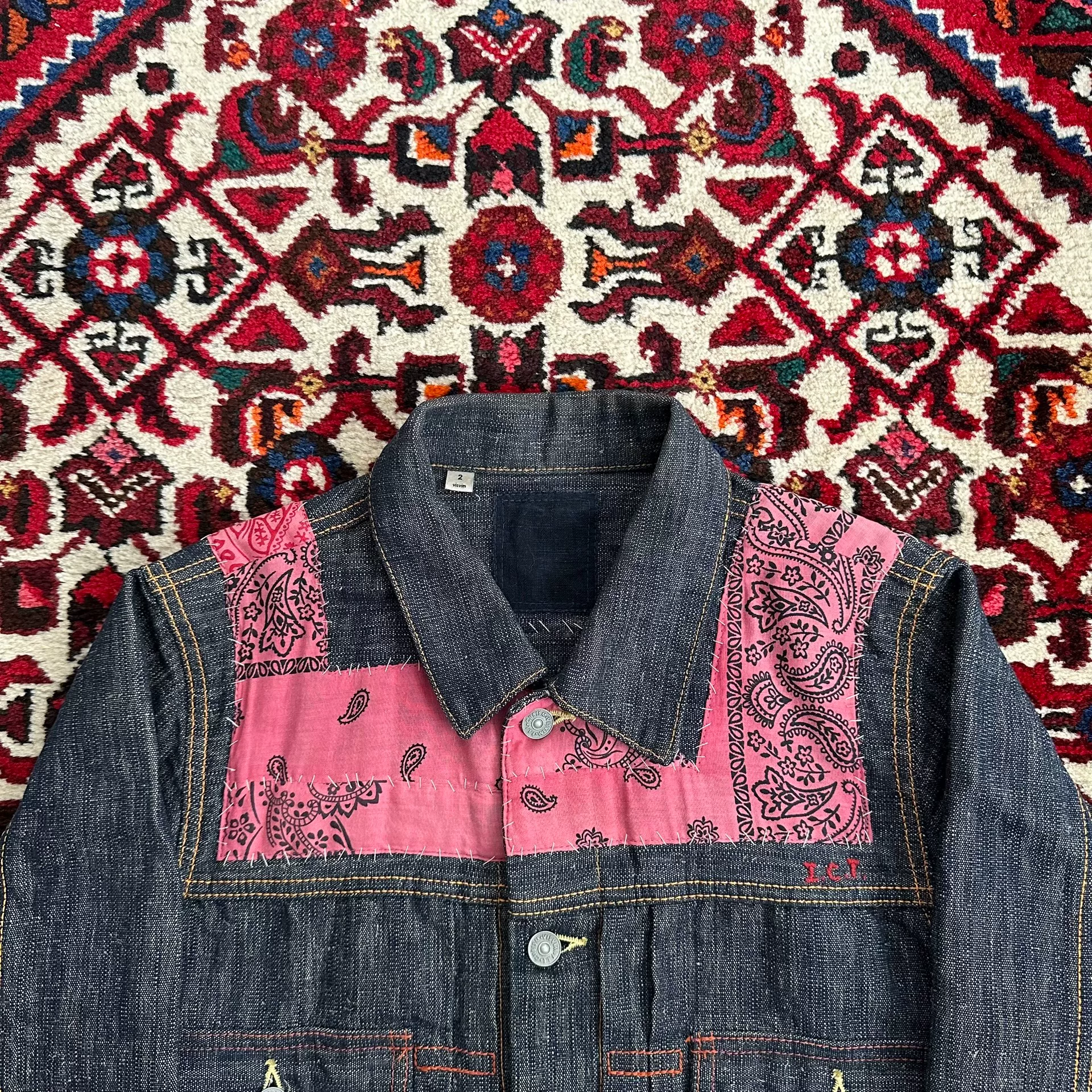 Visvim 16AW ICT 101 JKT Denim Jacket — detail