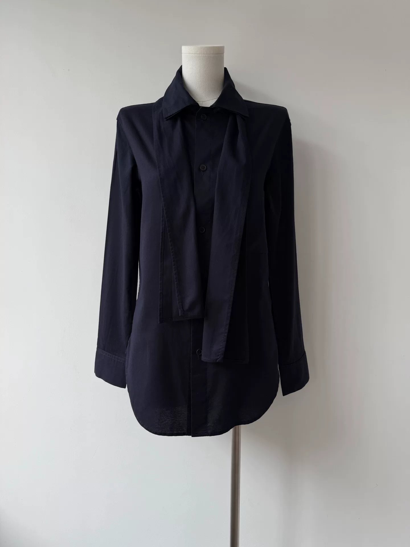 Yohji Yamamoto Y's 22AW Scarf Collar Shirt