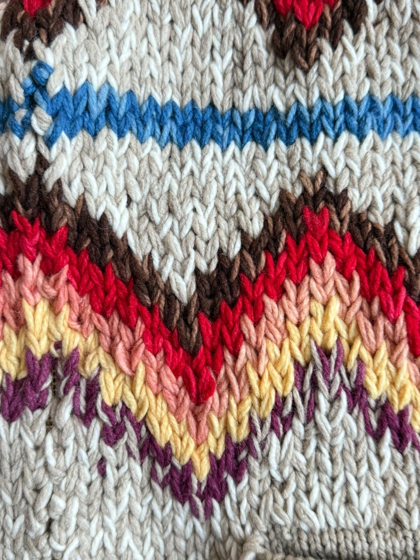 VISVIM 25AW Cowichan Hand Knit Cardigan — back