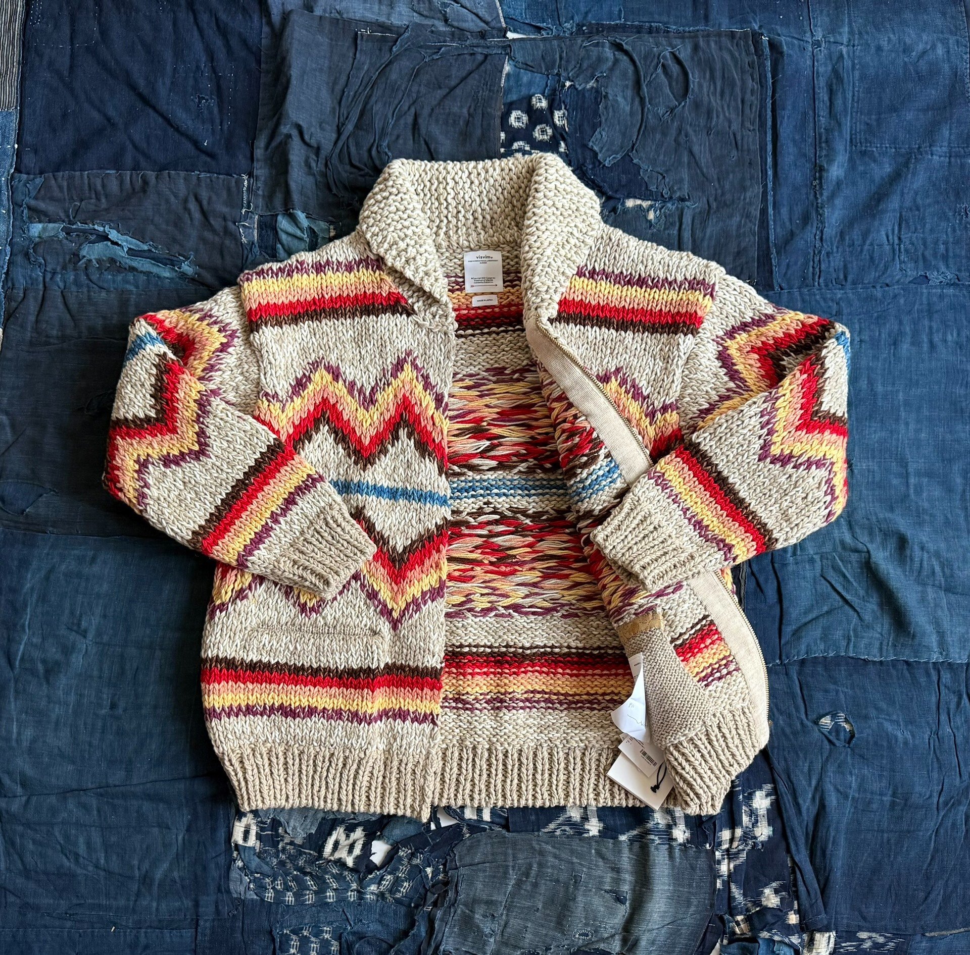 VISVIM 25AW Cowichan Hand Knit Cardigan