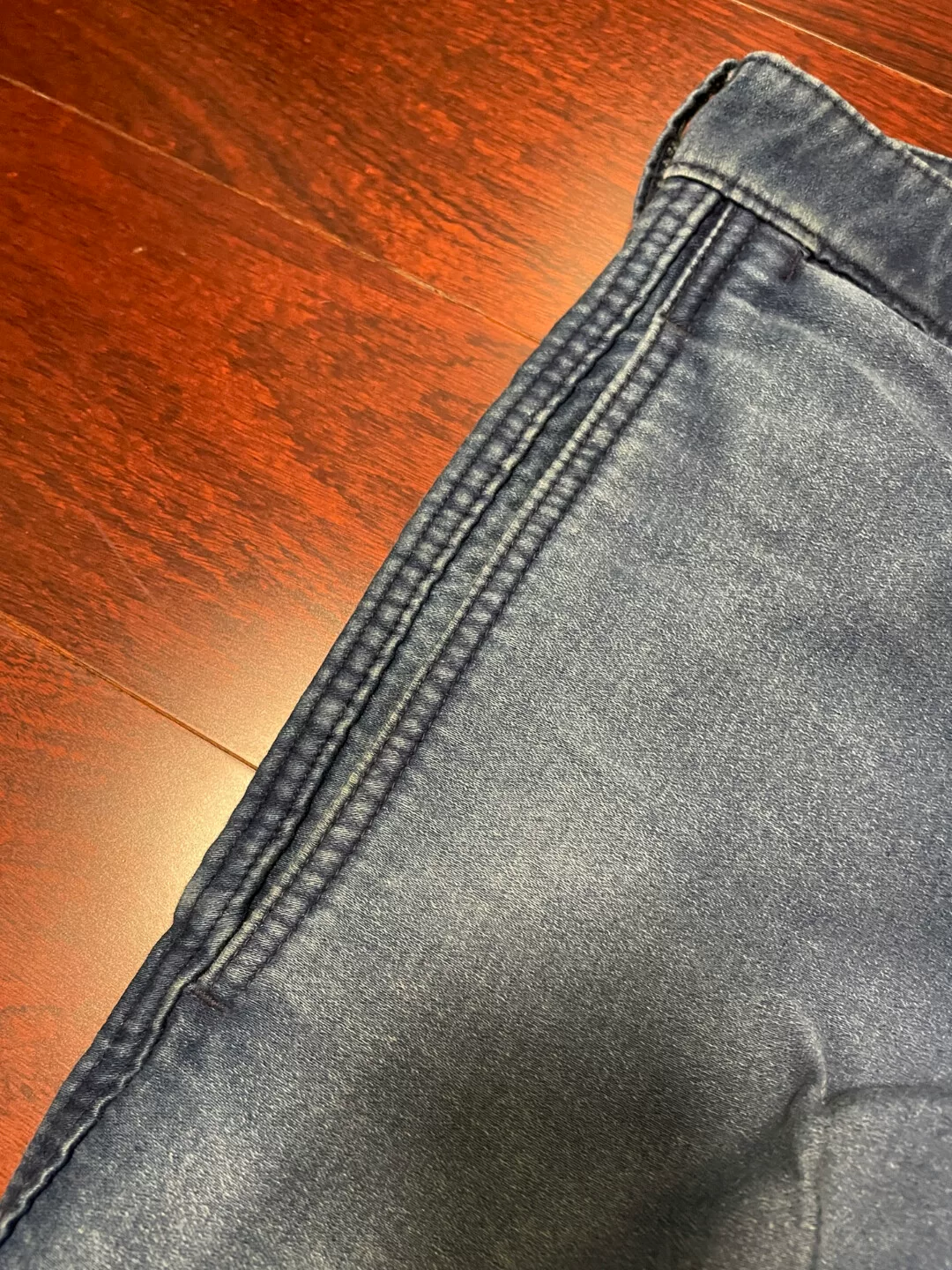 visvim moleskin washed cropped pants — detail