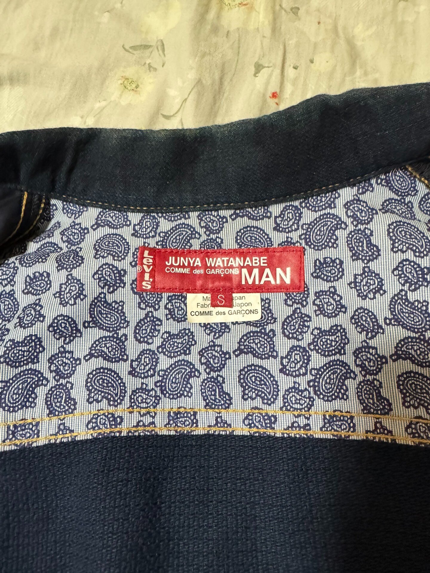 Junya Watanabe x Levi's 14AW Denim Jacket — detail