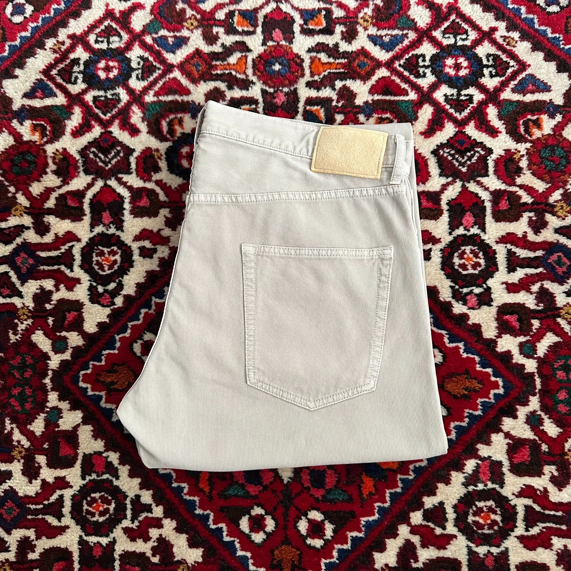 VISVIM 24SS FLUXUS 01 DMGD Beige Casual Pants