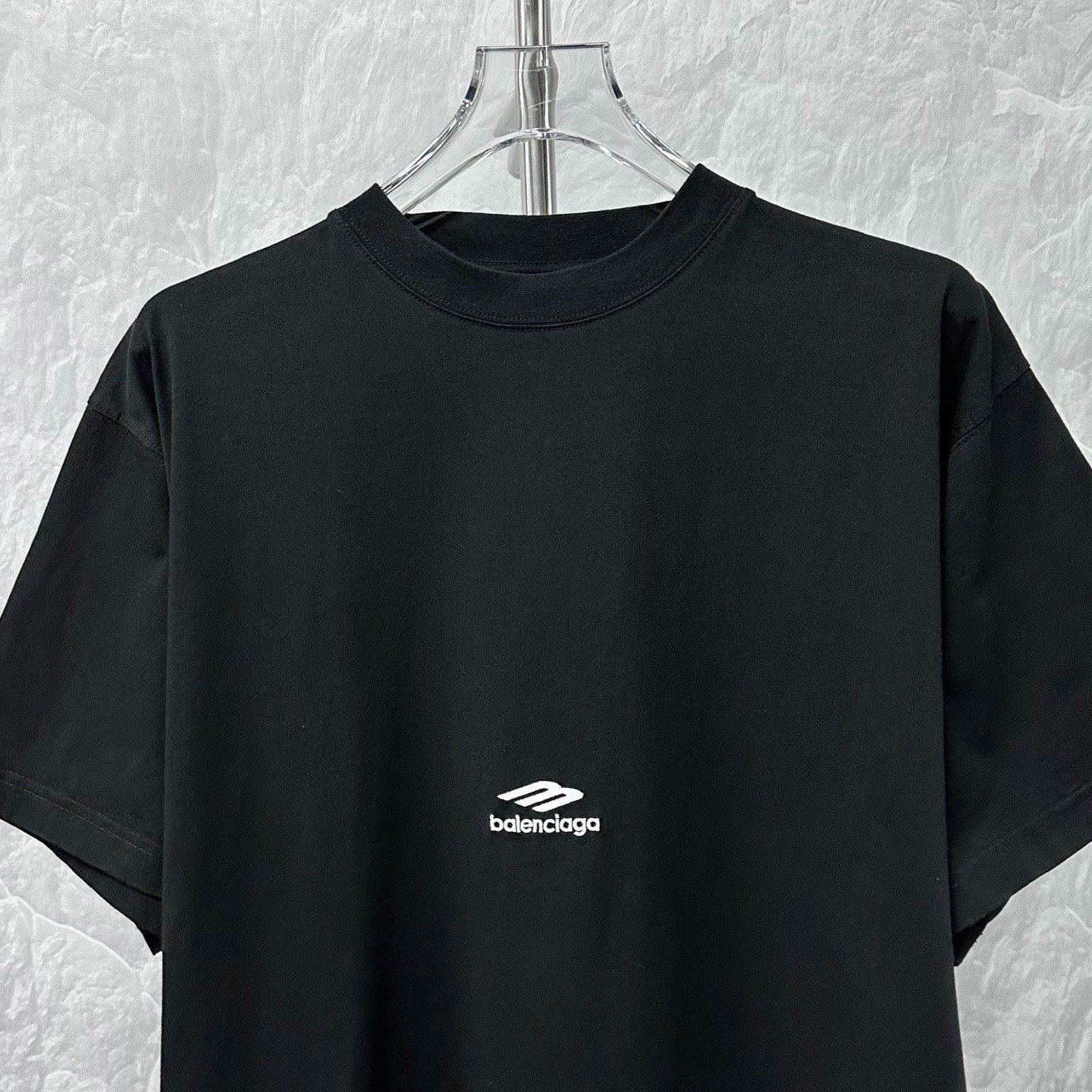 Balenciaga FW25 Skiwear 3B Embroidered T-Shirt — front