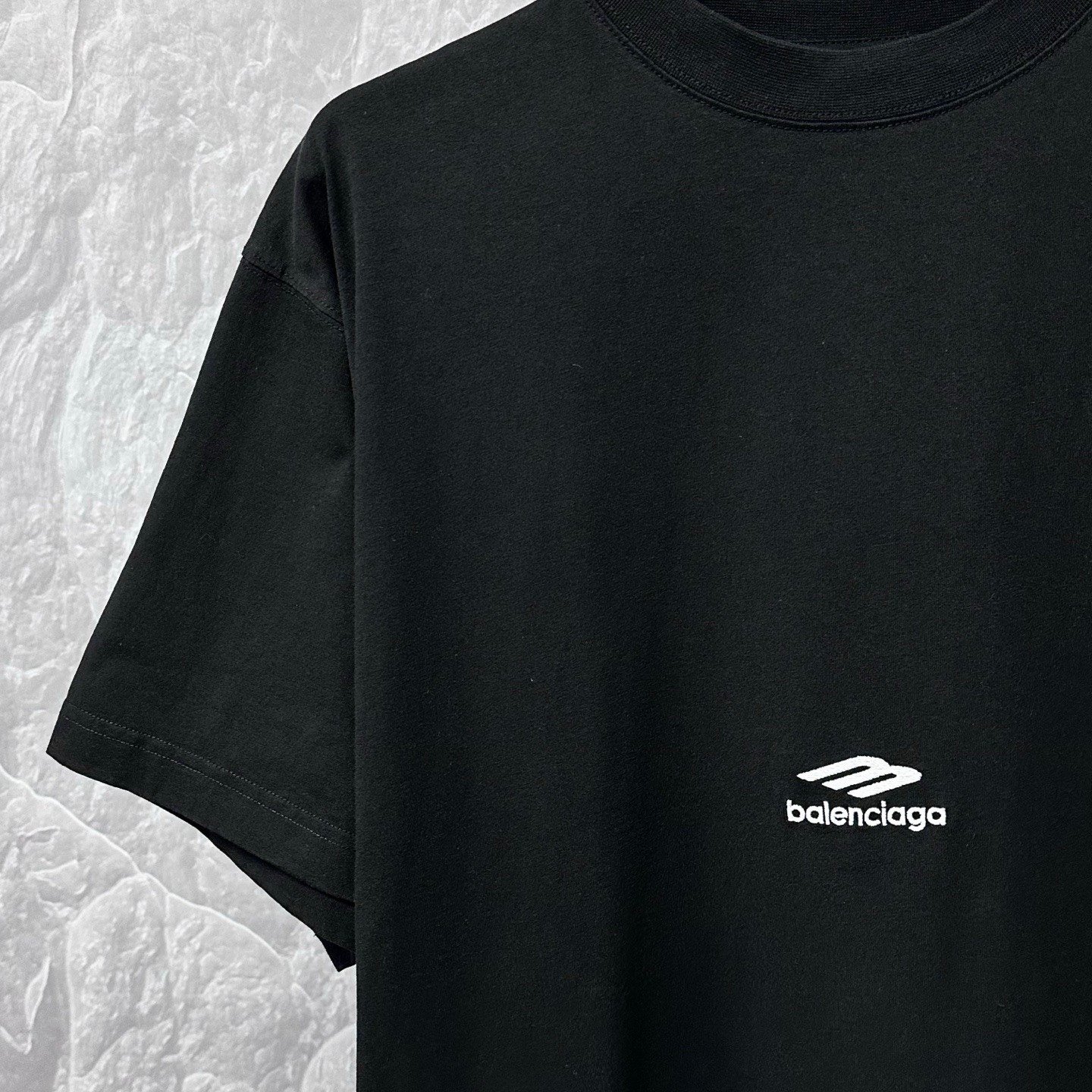 Balenciaga FW25 Skiwear 3B Embroidered T-Shirt — detail