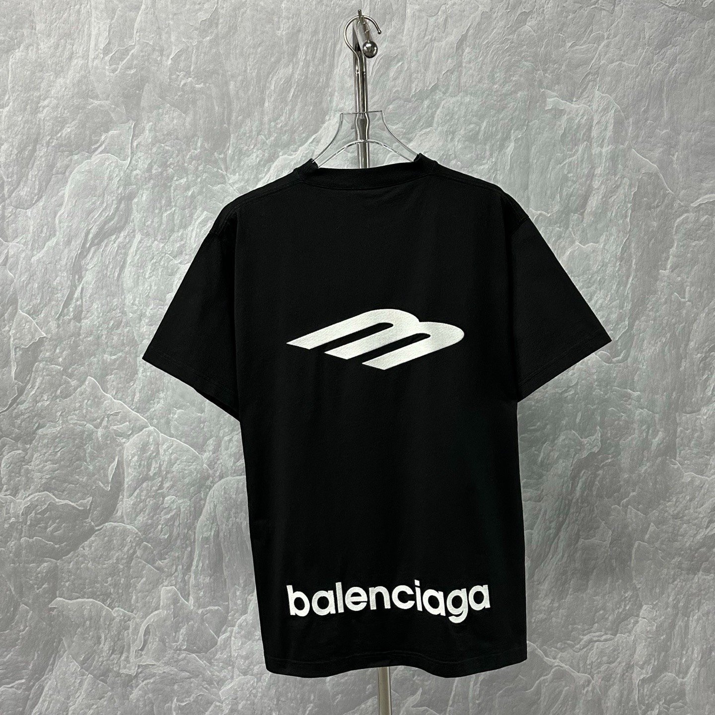 Balenciaga FW25 Skiwear 3B Embroidered T-Shirt — back