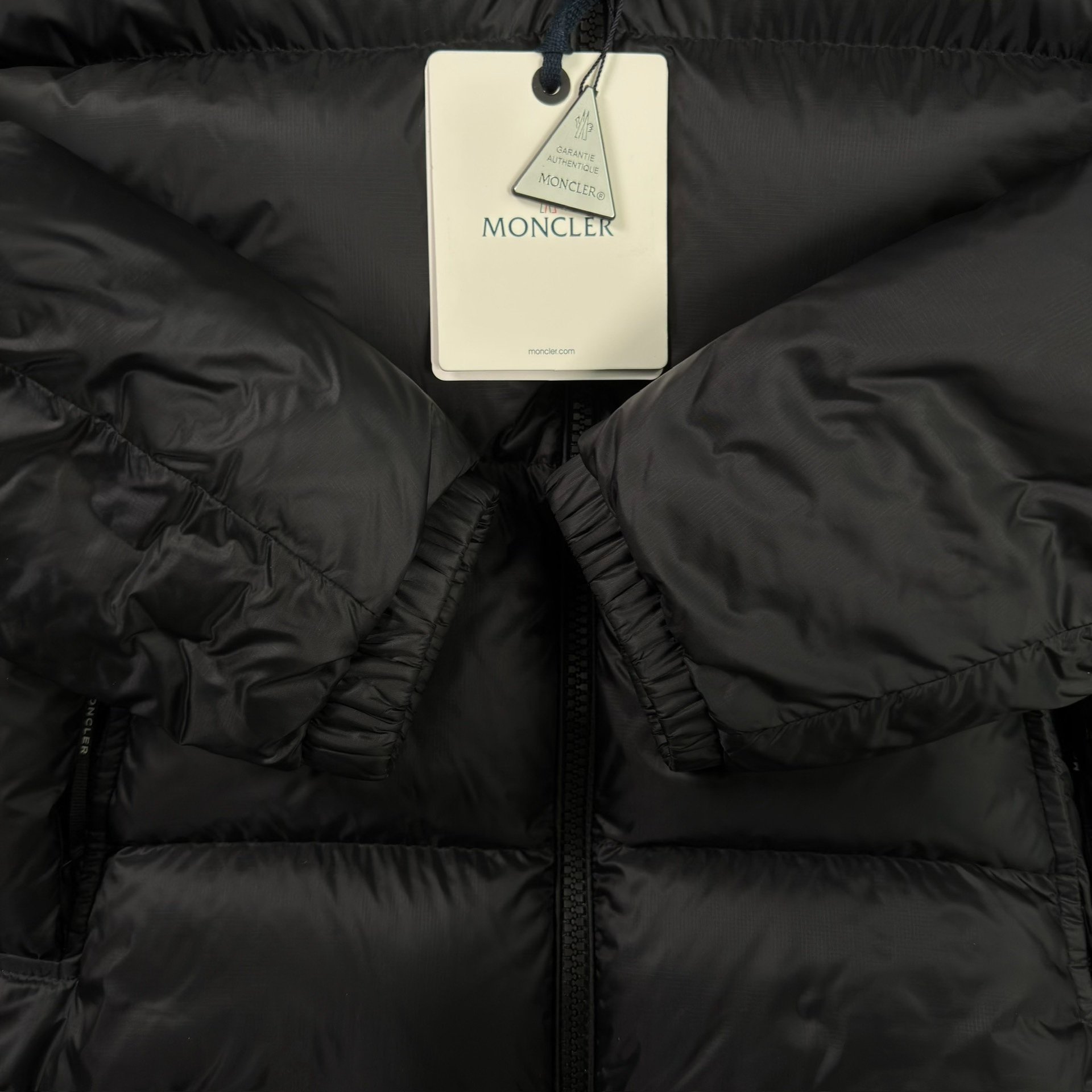 Moncler Couyere Black Short Down Jacket — back