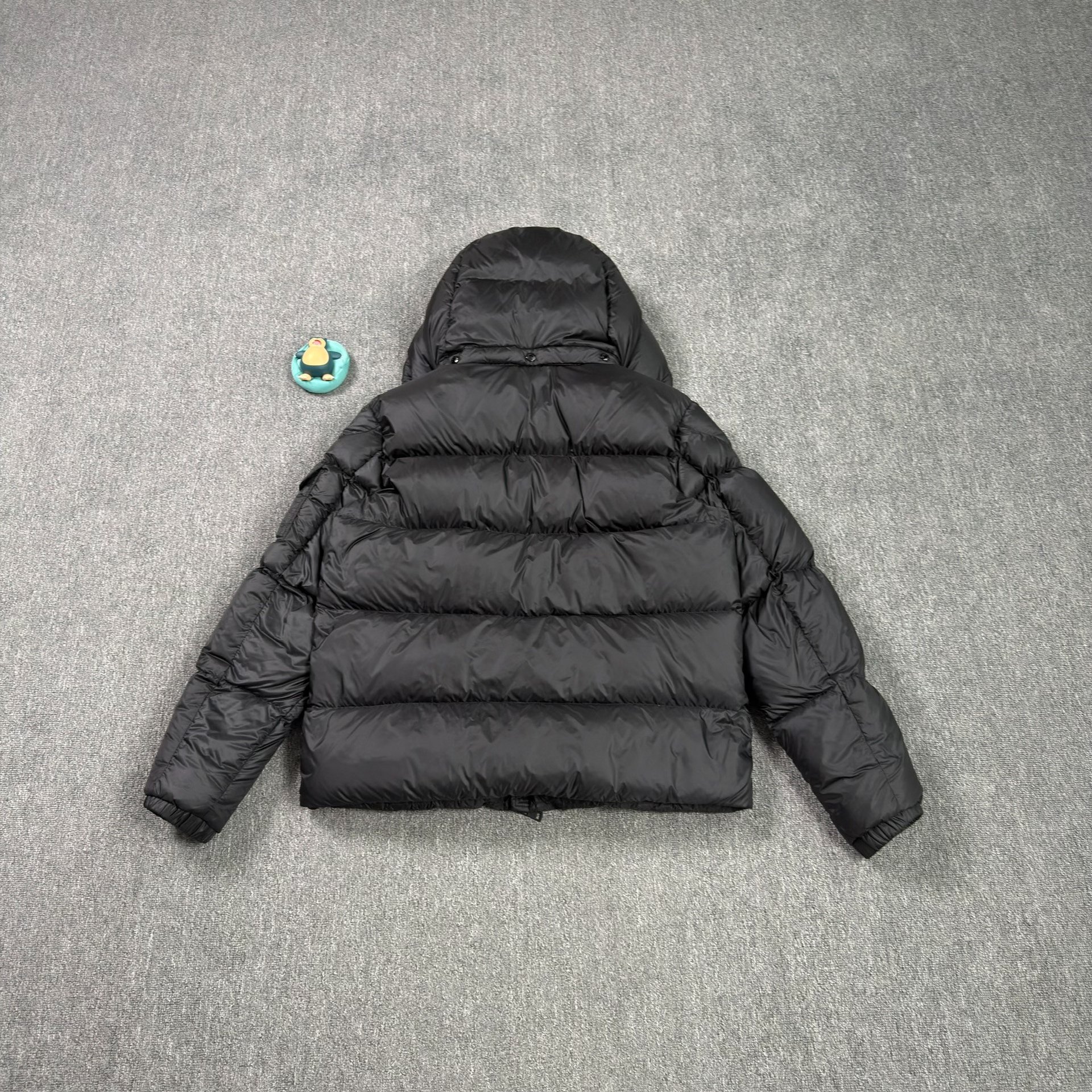 Moncler Couyere Black Short Down Jacket — front