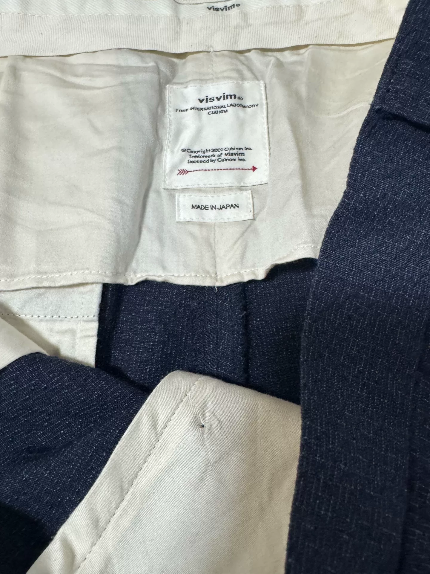 visvim 24SS MCCloud Slacks — back