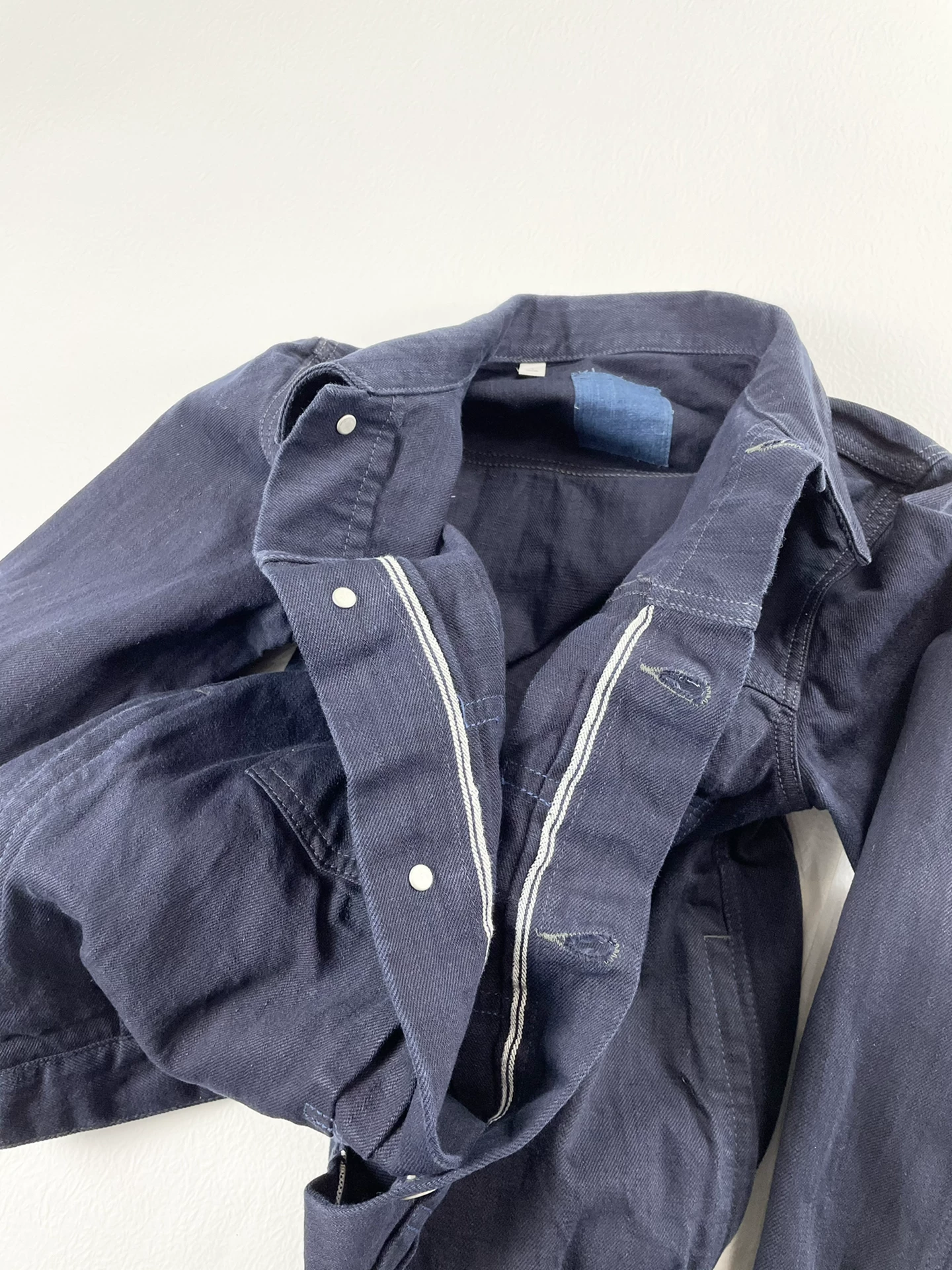 VISVIM ICT JUMBO 101 Denim Jacket — label