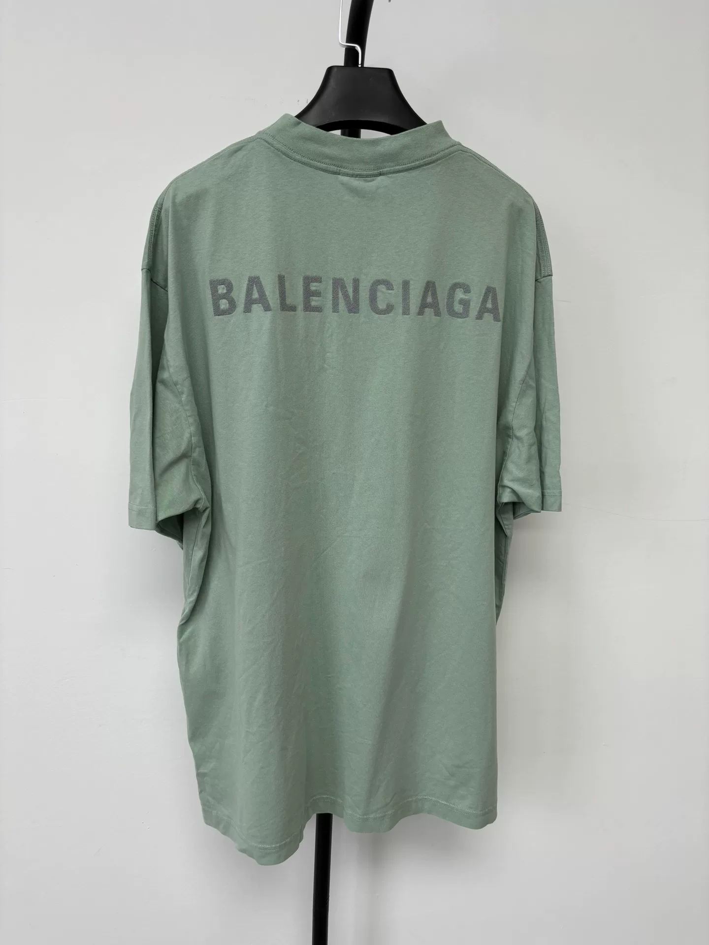 Balenciaga 25SS Mint Green Logo T-shirt