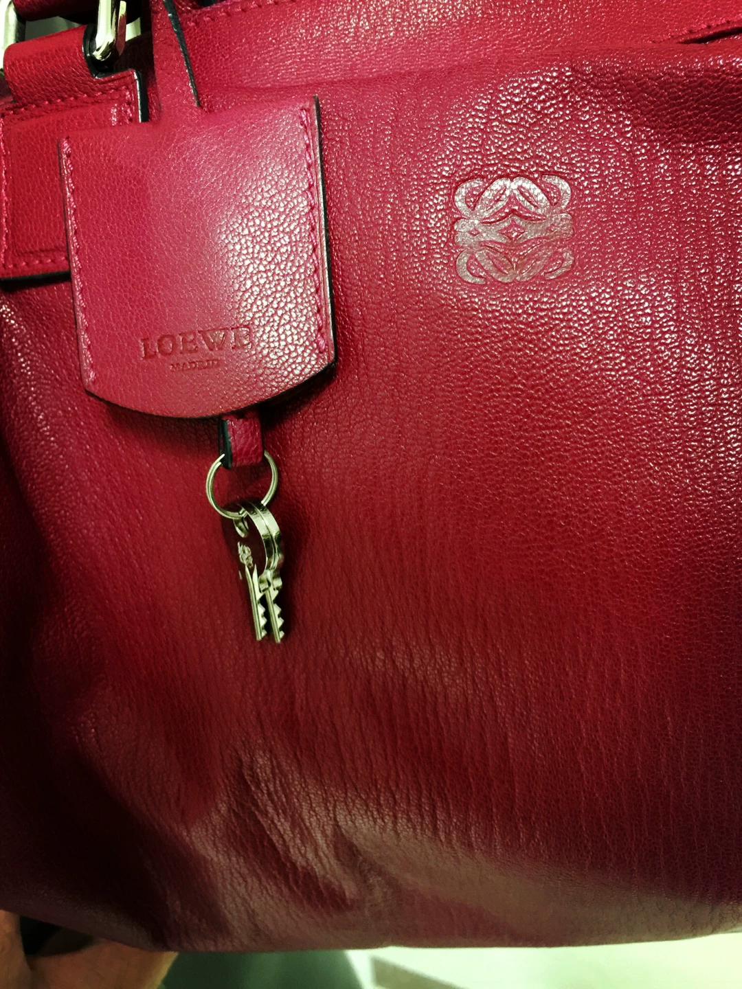 Loewe Women's Leather Tote Bag — back