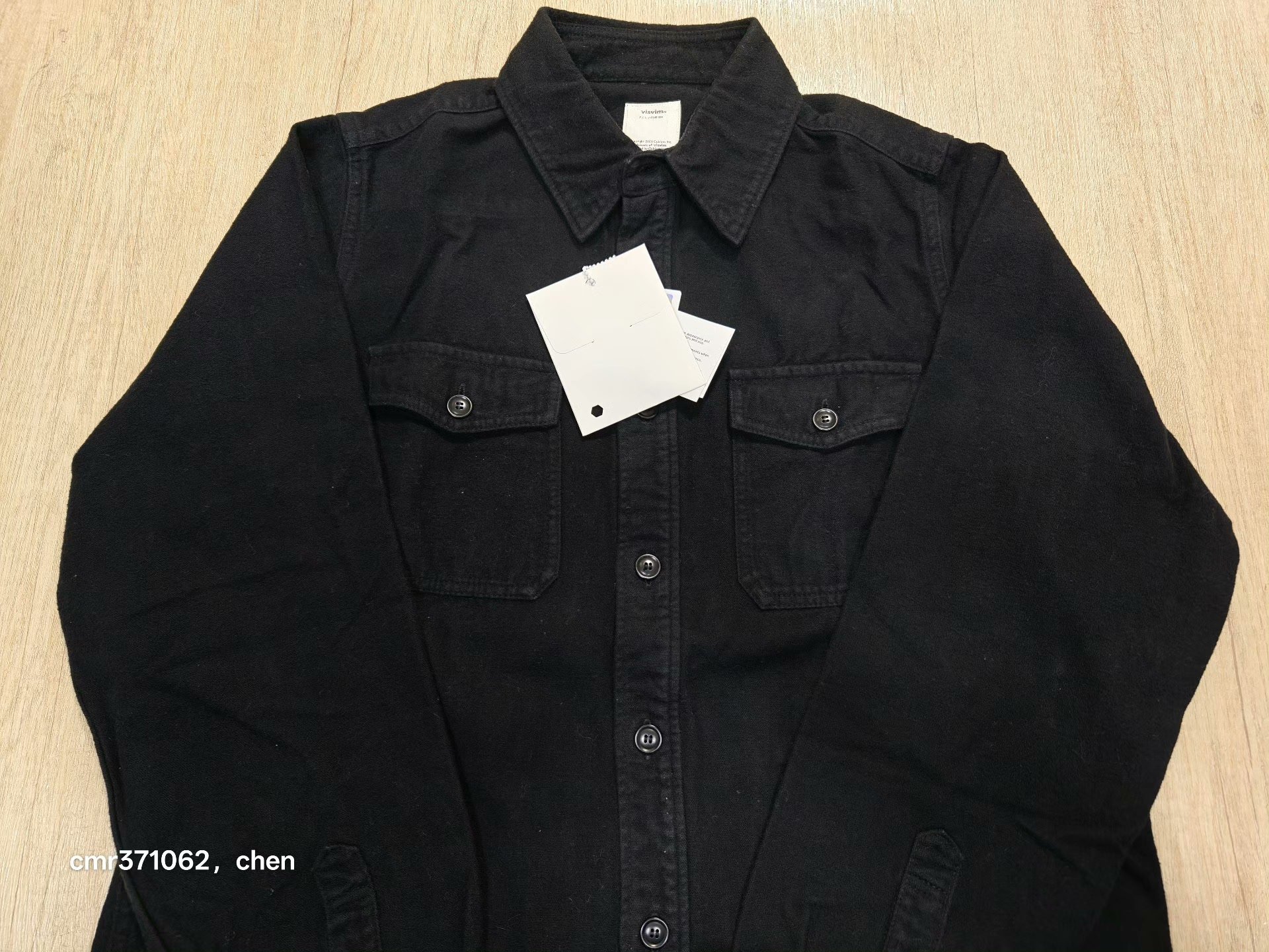 VISVIM 19SS BLACK ELK FLANNEL — front