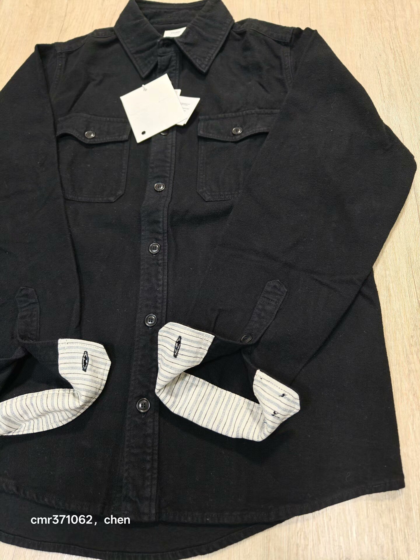 VISVIM 19SS BLACK ELK FLANNEL — label