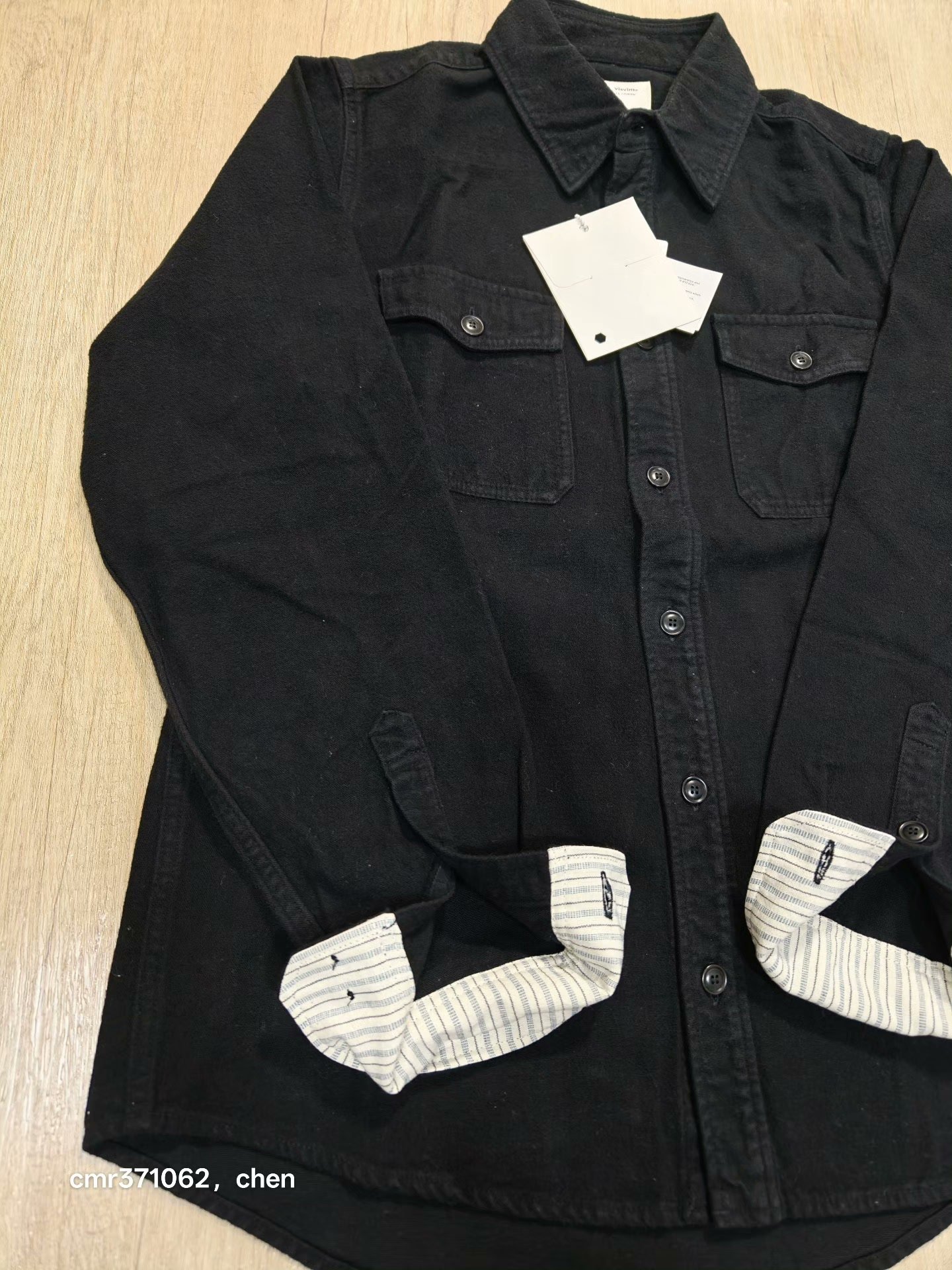 VISVIM 19SS BLACK ELK FLANNEL — back