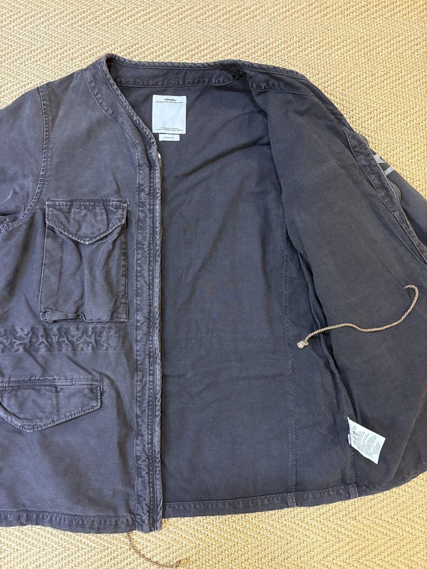 VISVIM RESERVES 17AW Zip Jacket — detail