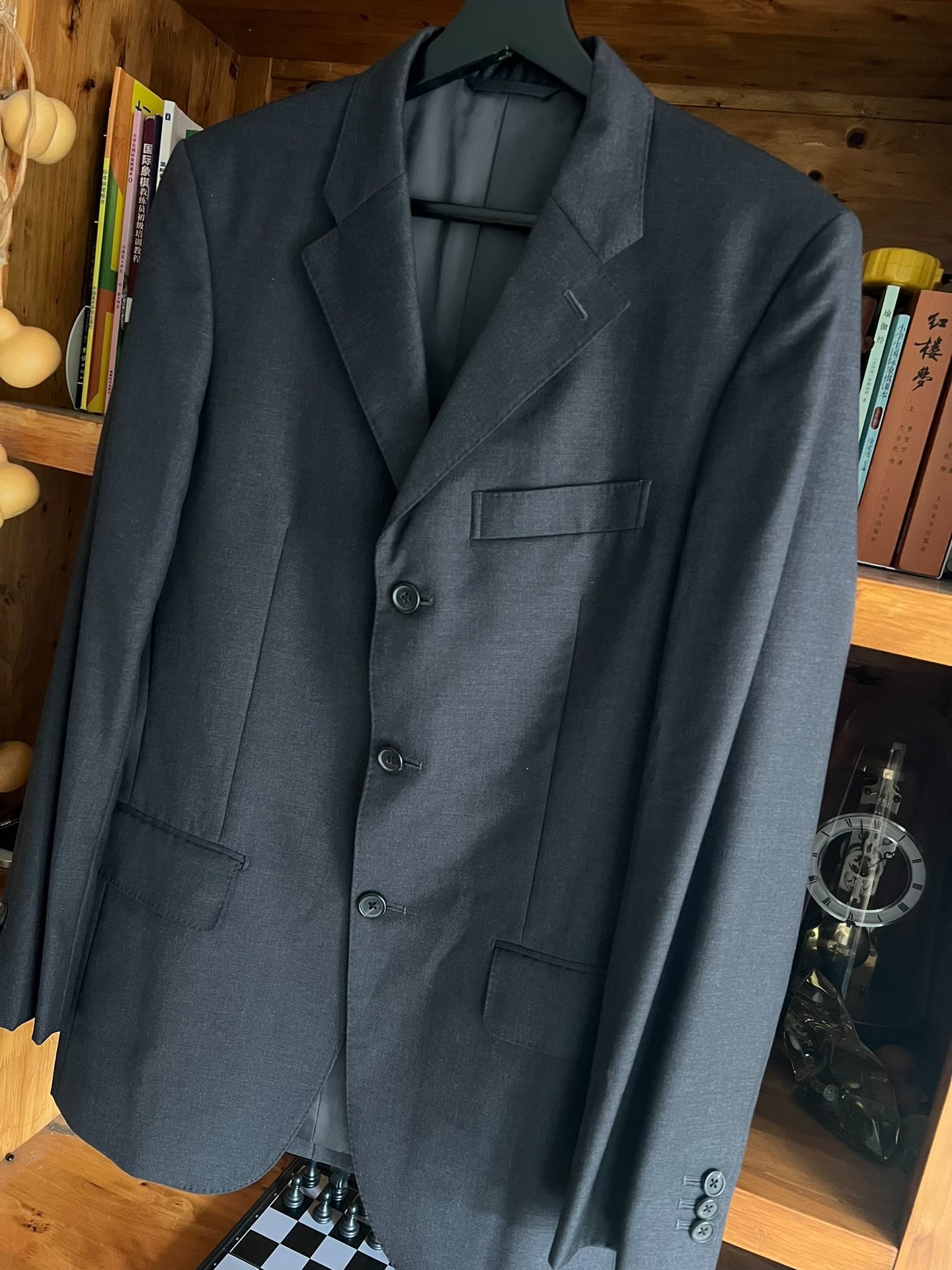 Margaret Howell Early Black Label Wool Blazer — detail