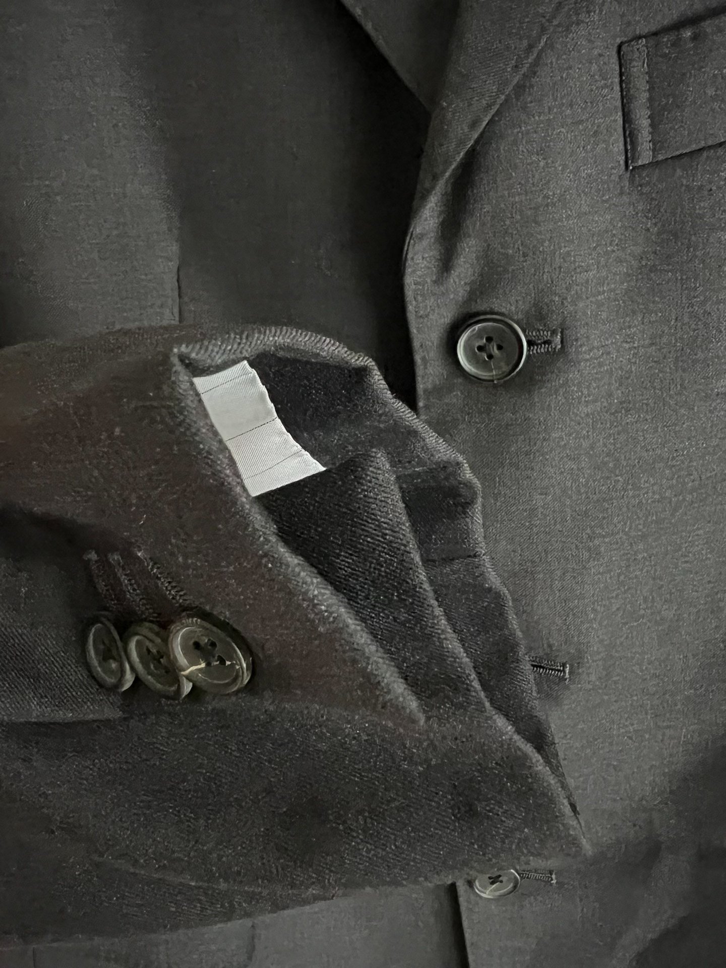 Margaret Howell Early Black Label Wool Blazer — back