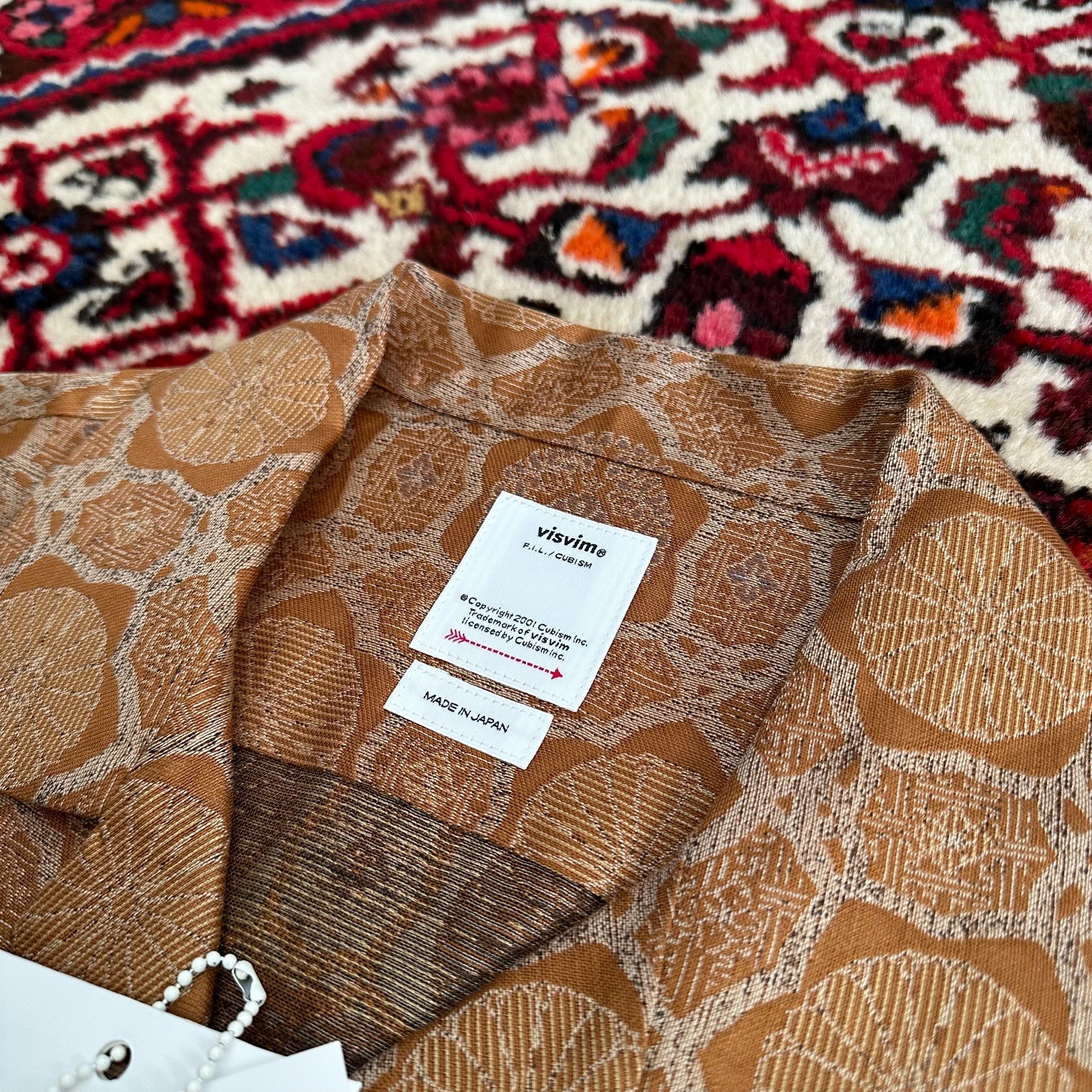 visvim 24AW COPA Silk S/S Shirt — label