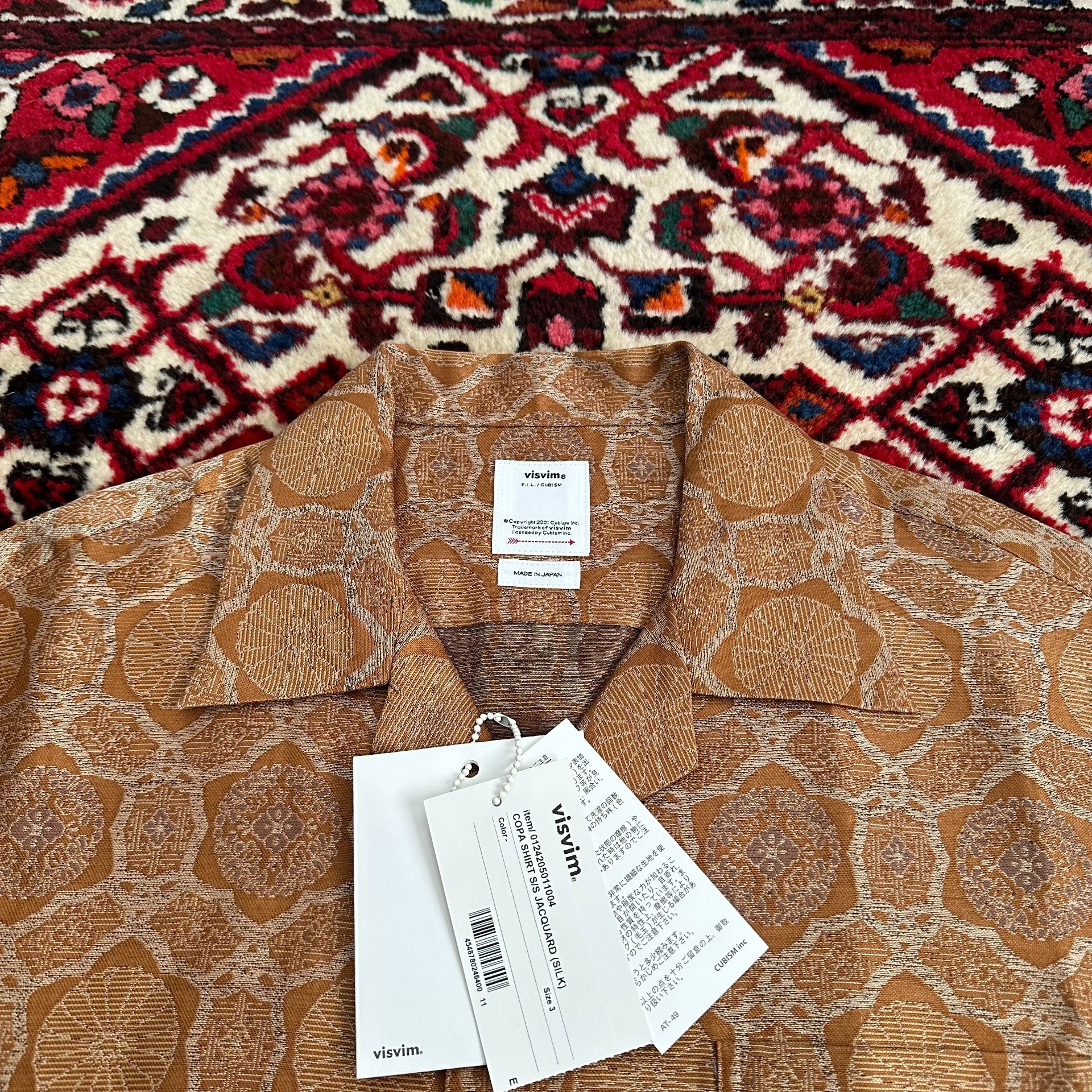 visvim 24AW COPA Silk S/S Shirt — back