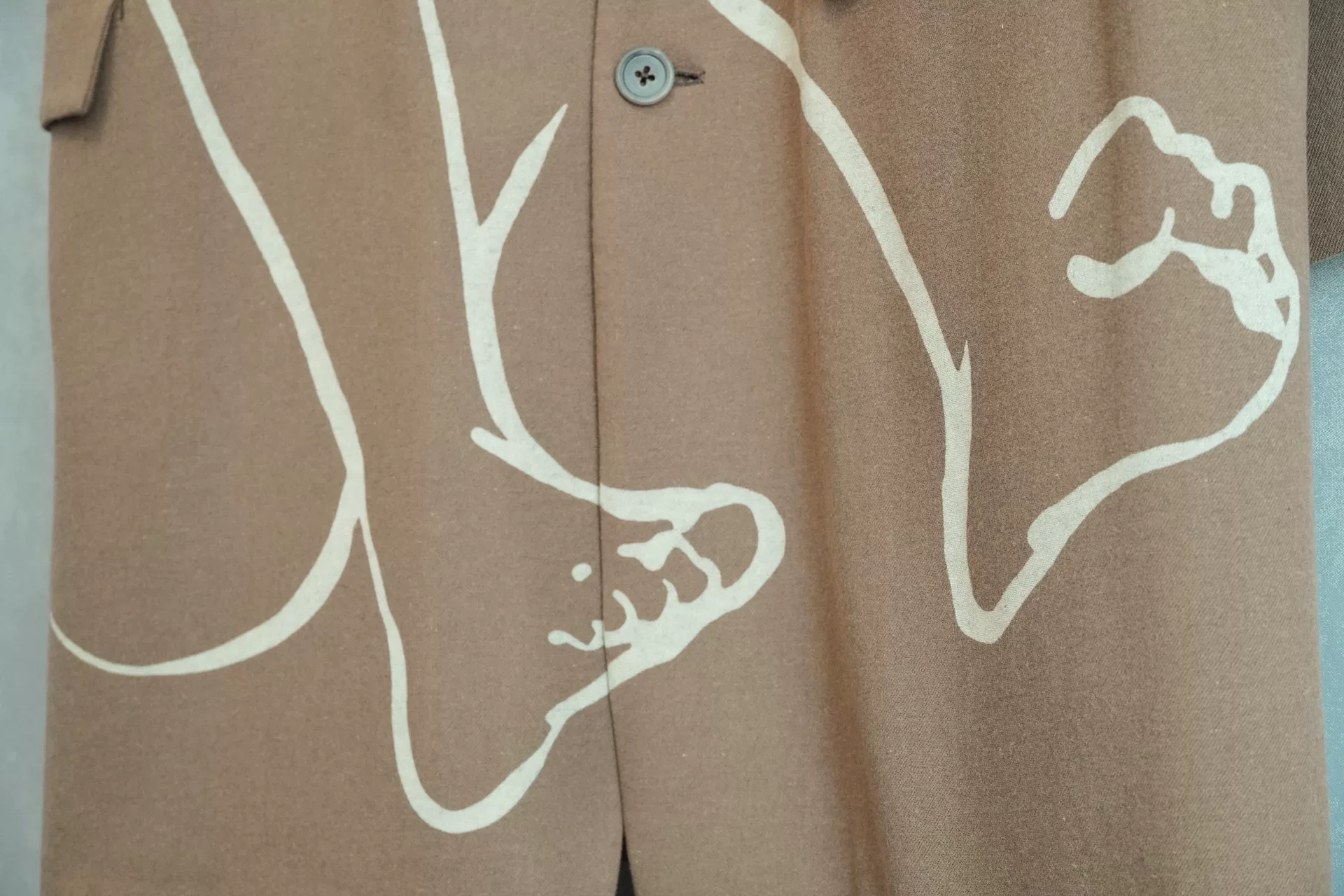 Yohji Yamamoto 17AW Brown Long Jacket — back