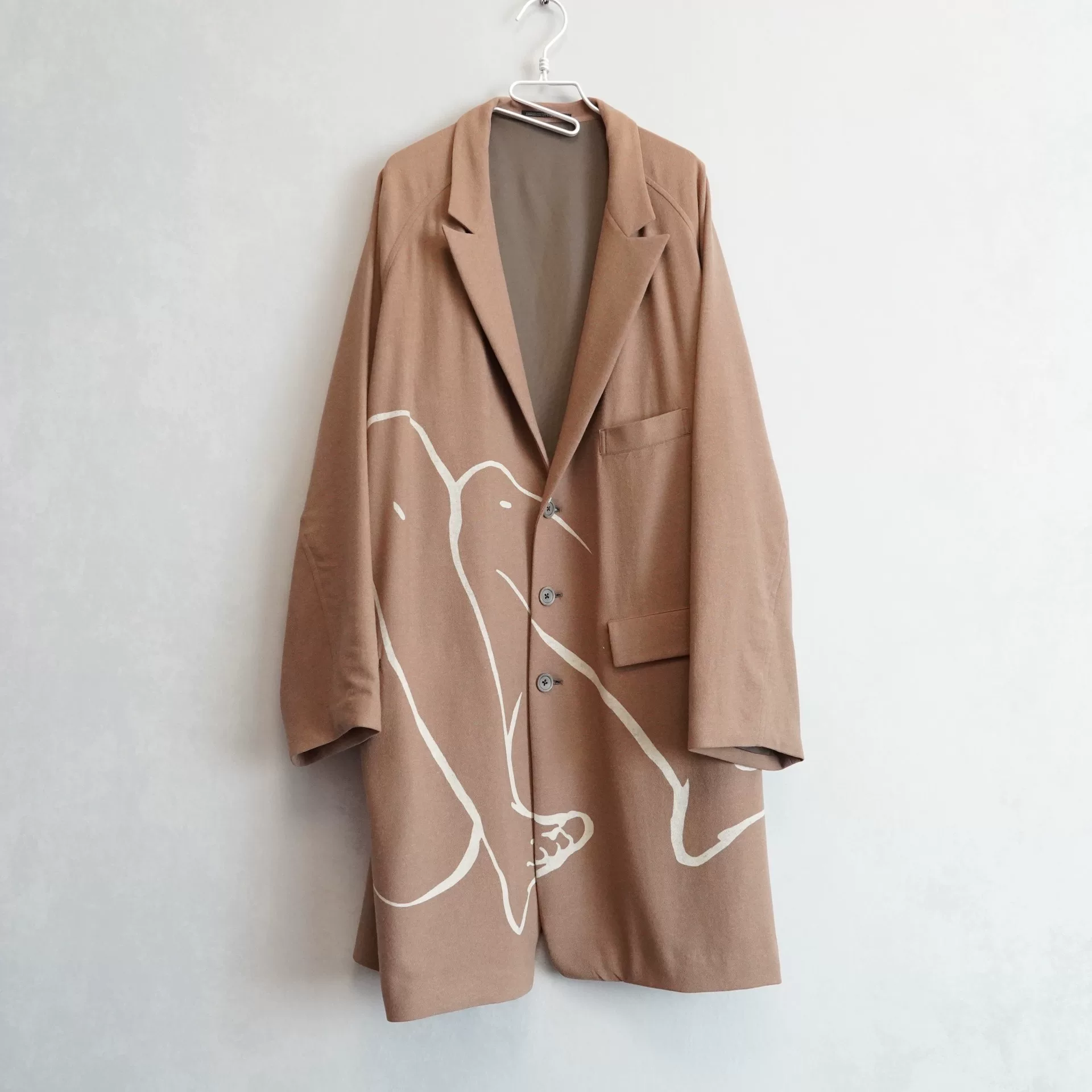 Yohji Yamamoto 17AW Brown Long Jacket