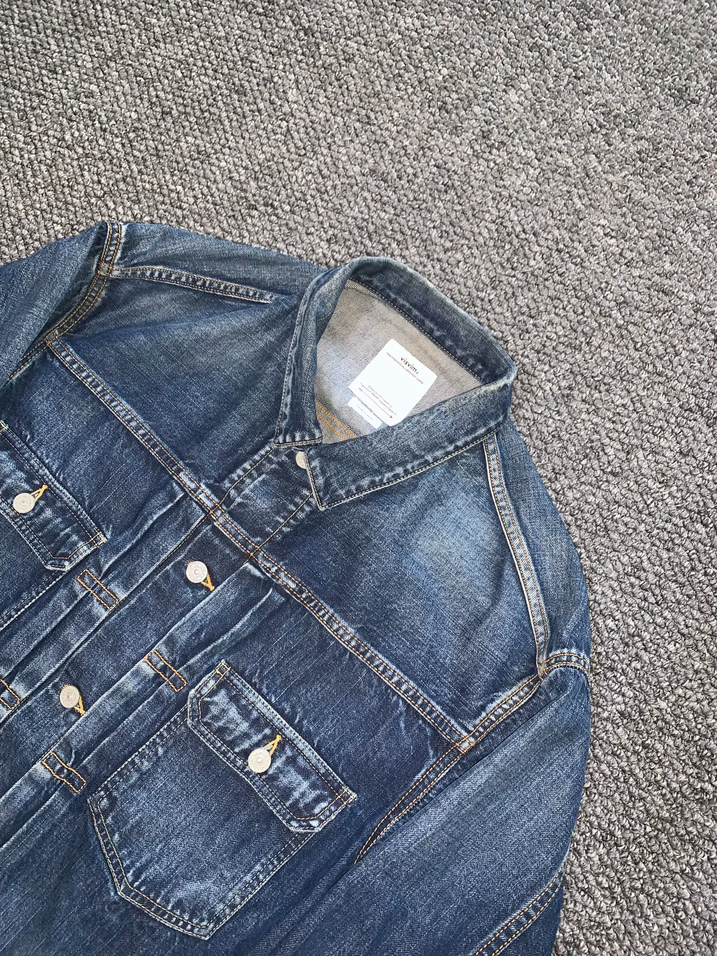visvim 101xx Washed Denim Jacket 2024 — front