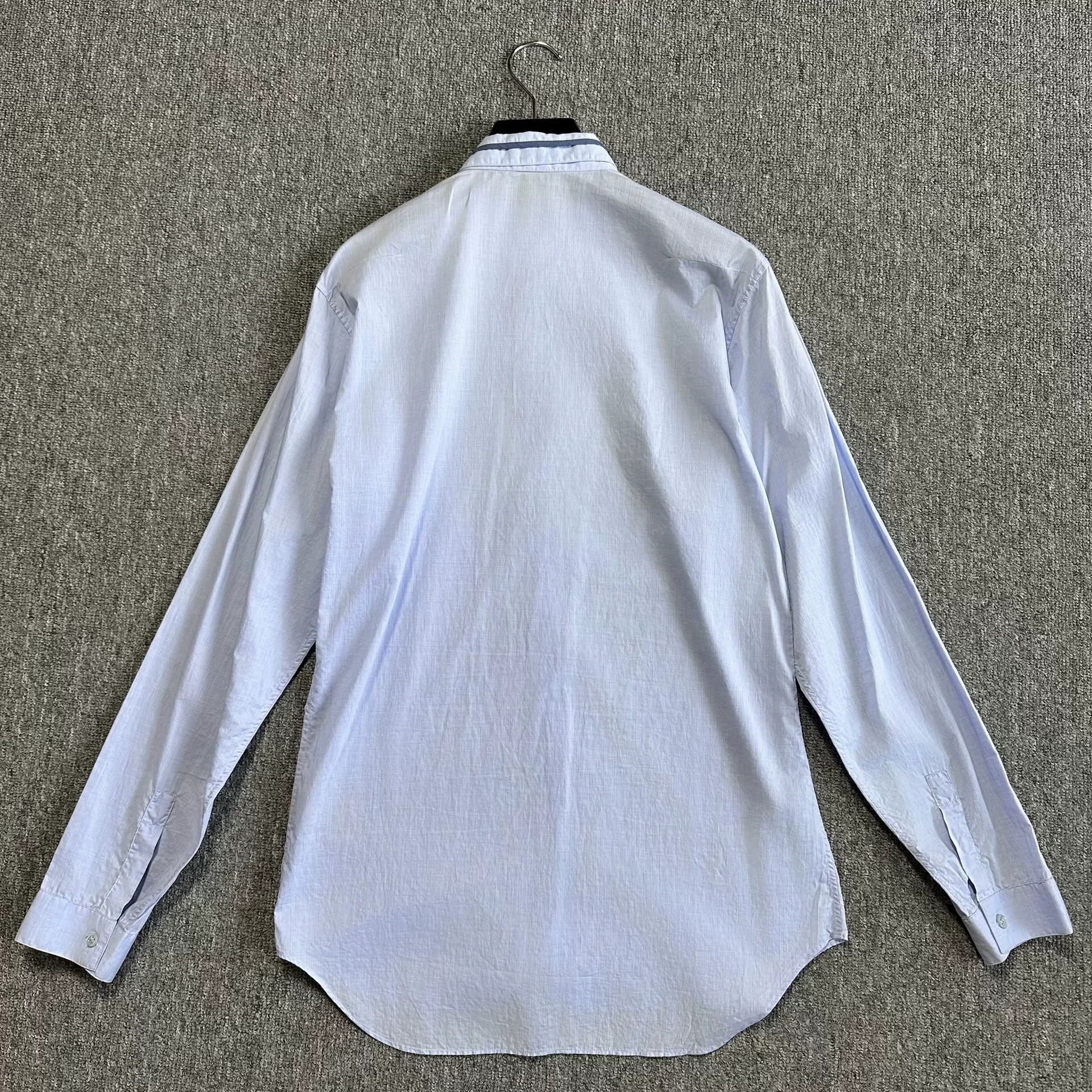 Dior Light Blue Collar Panel Shirt — detail