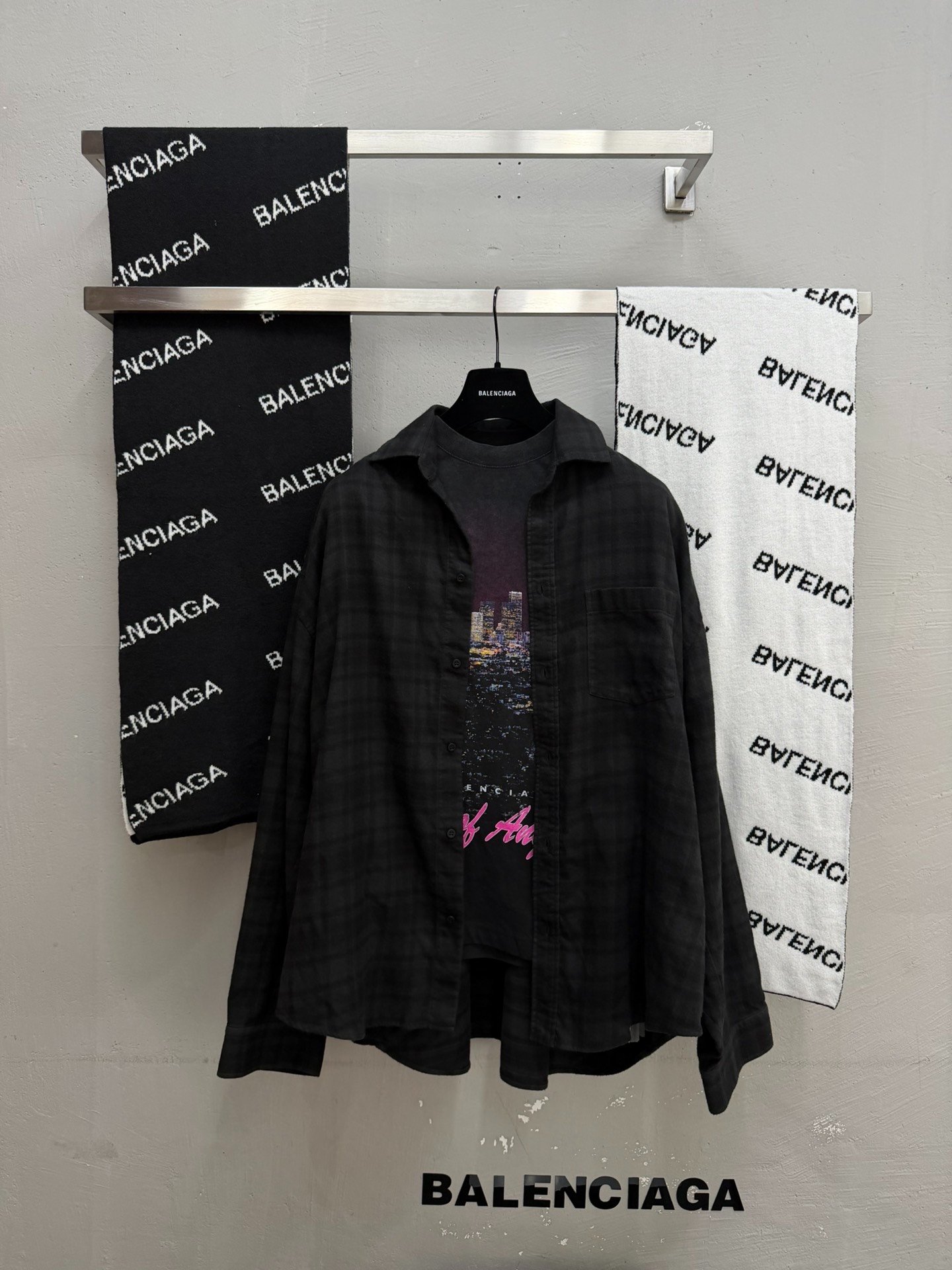 Balenciaga 25FW Fake Two-Piece Shirt