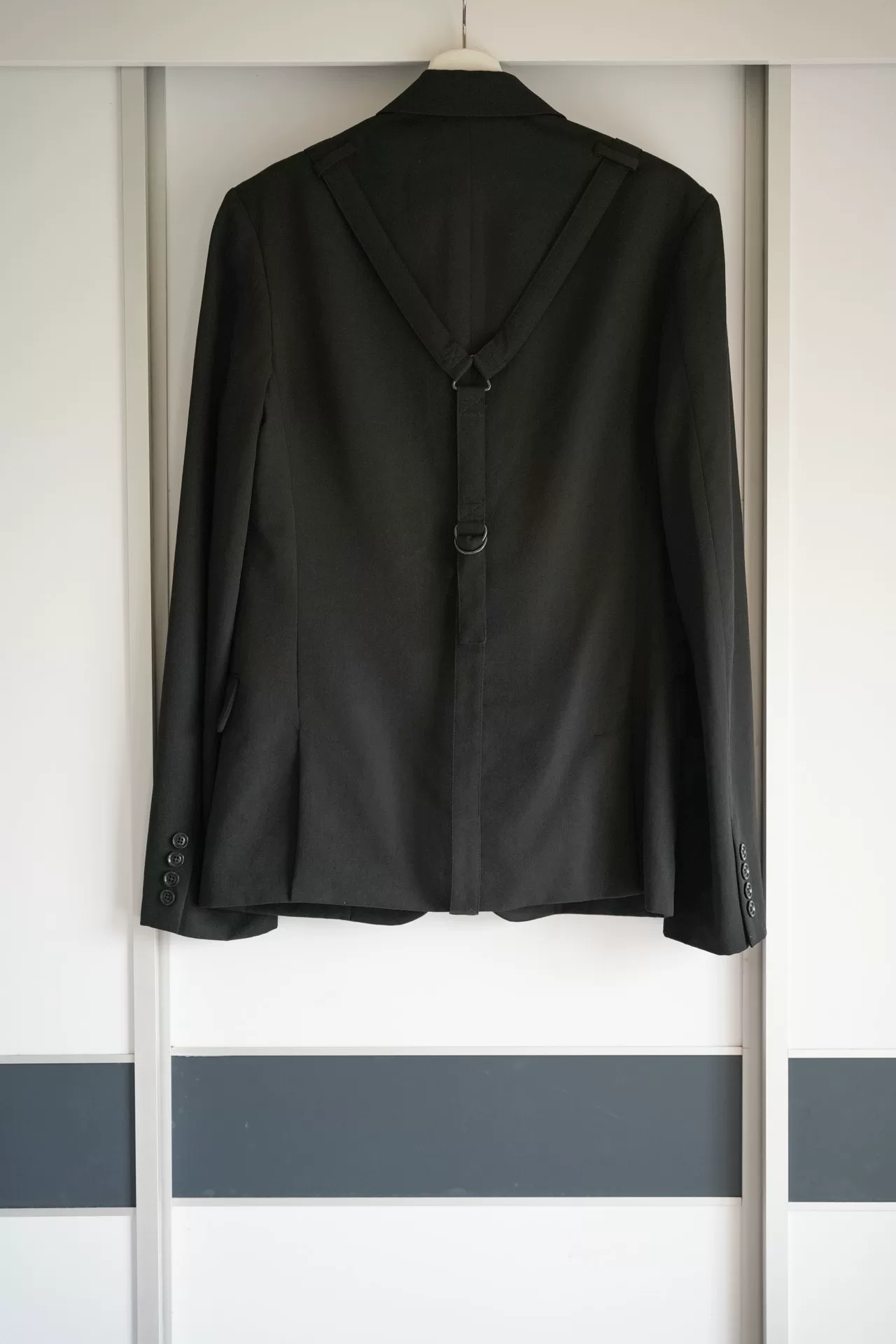 Yohji Yamamoto 2016 AW Parachute Strap Blazer — front