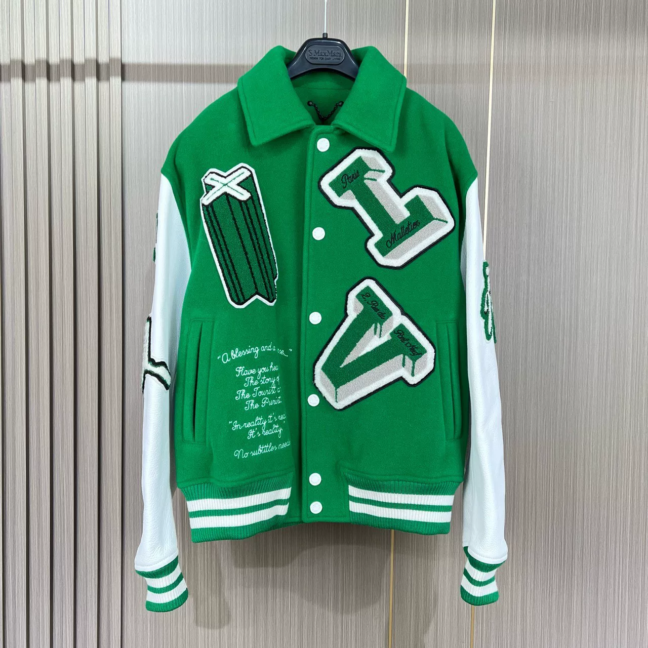 Louis Vuitton LV Embroidered Varsity Jacket