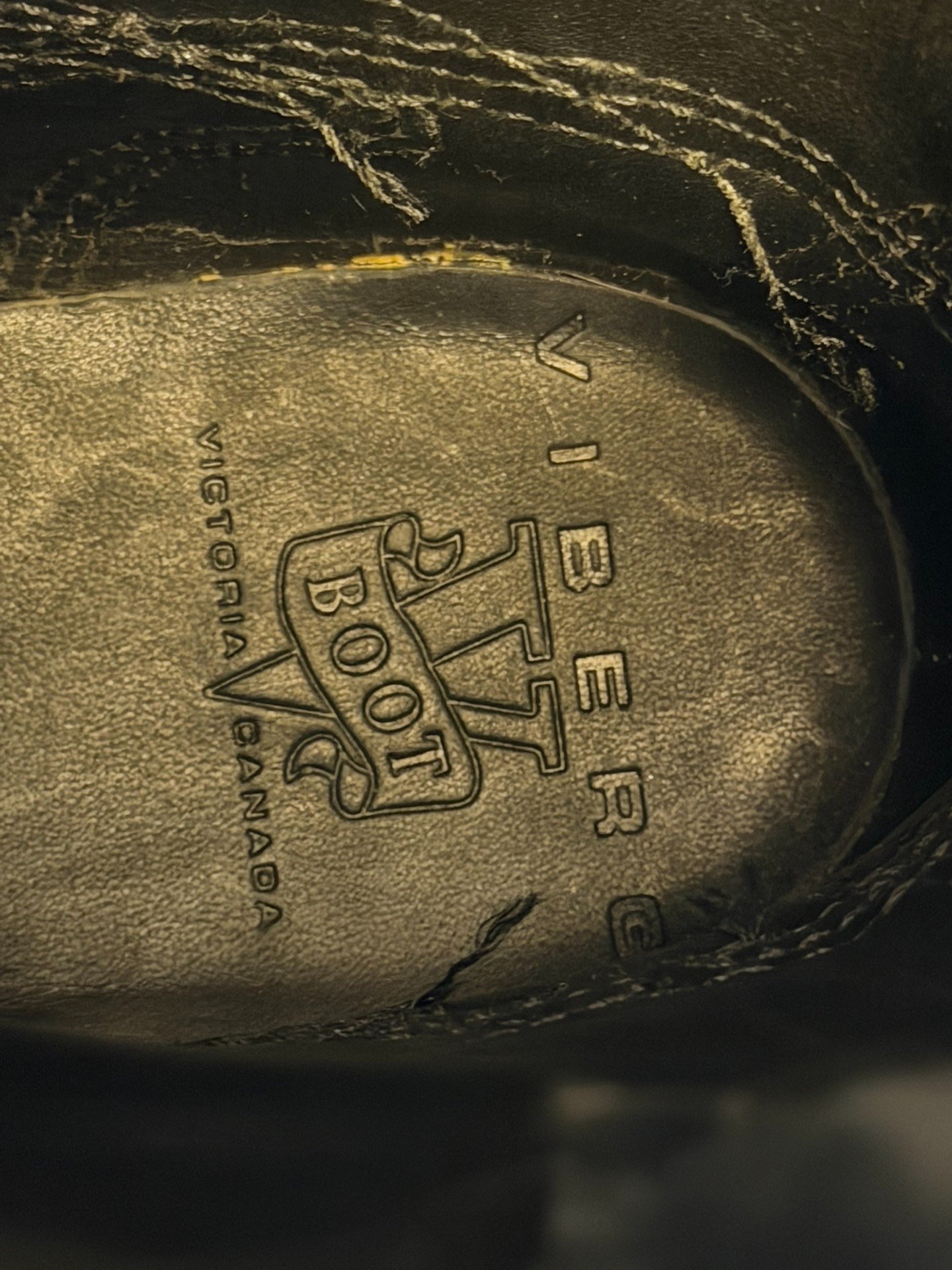 Viberg Style 83 9-inch Engineer Boots — label