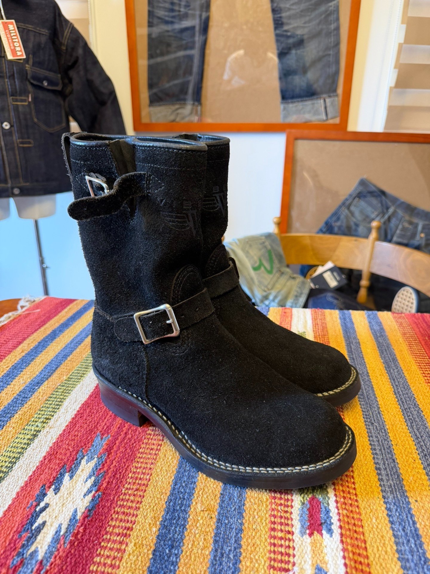 Viberg Style 83 9-inch Engineer Boots — front