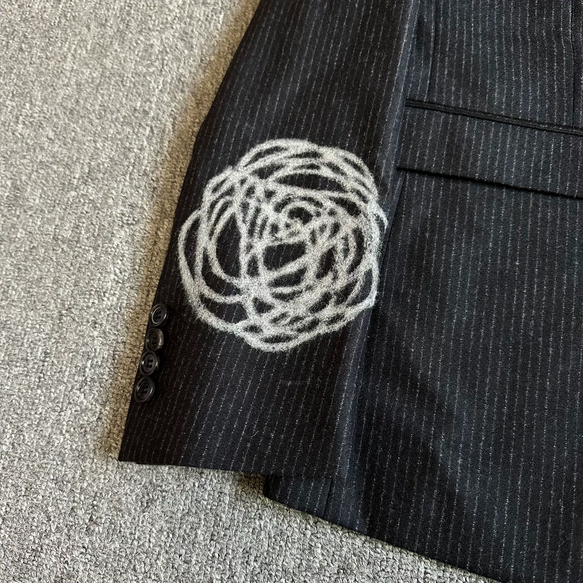 Dior Homme 14FW Lily of the Valley Blazer — front