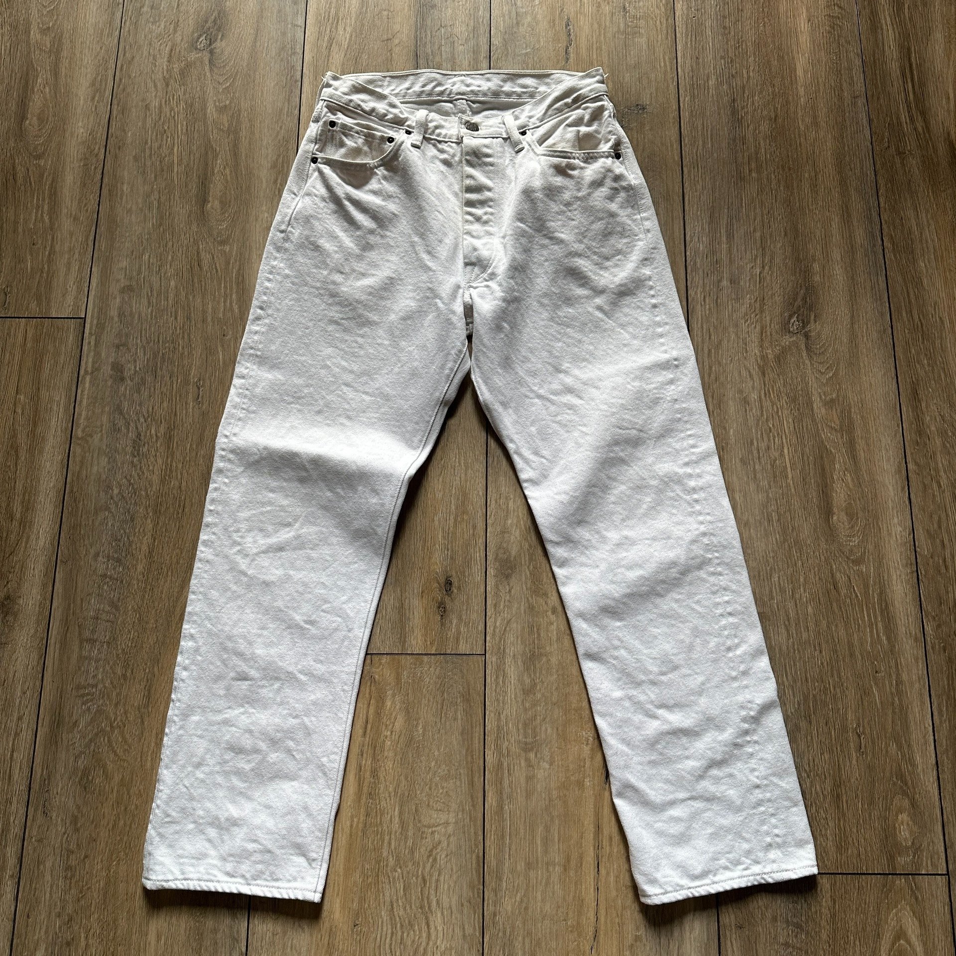 RED CLOUD 0914-LW White Casual Pants — detail