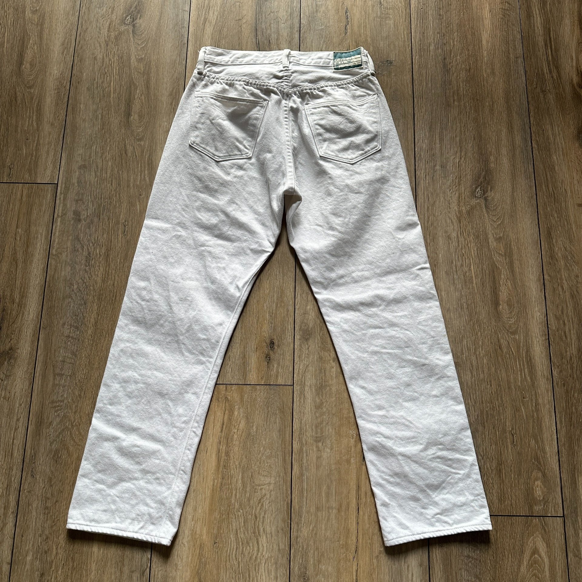 RED CLOUD 0914-LW White Casual Pants — back