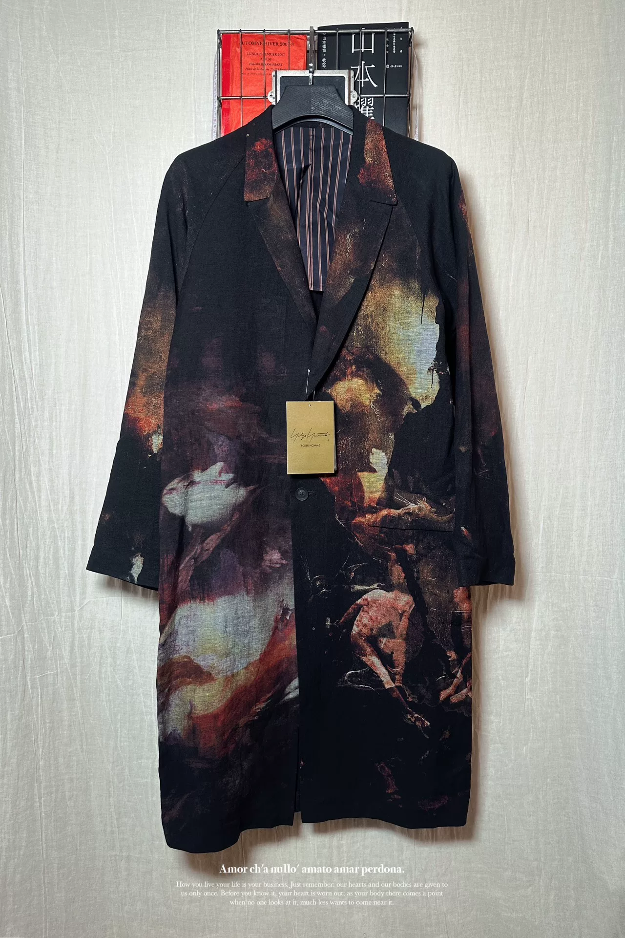 Yohji Yamamoto 24SS Oil Painting Coat