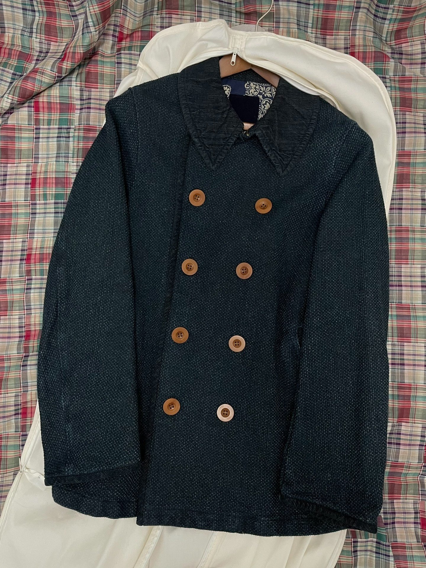 VISVIM ICT LIEUTENANT Navy Coat