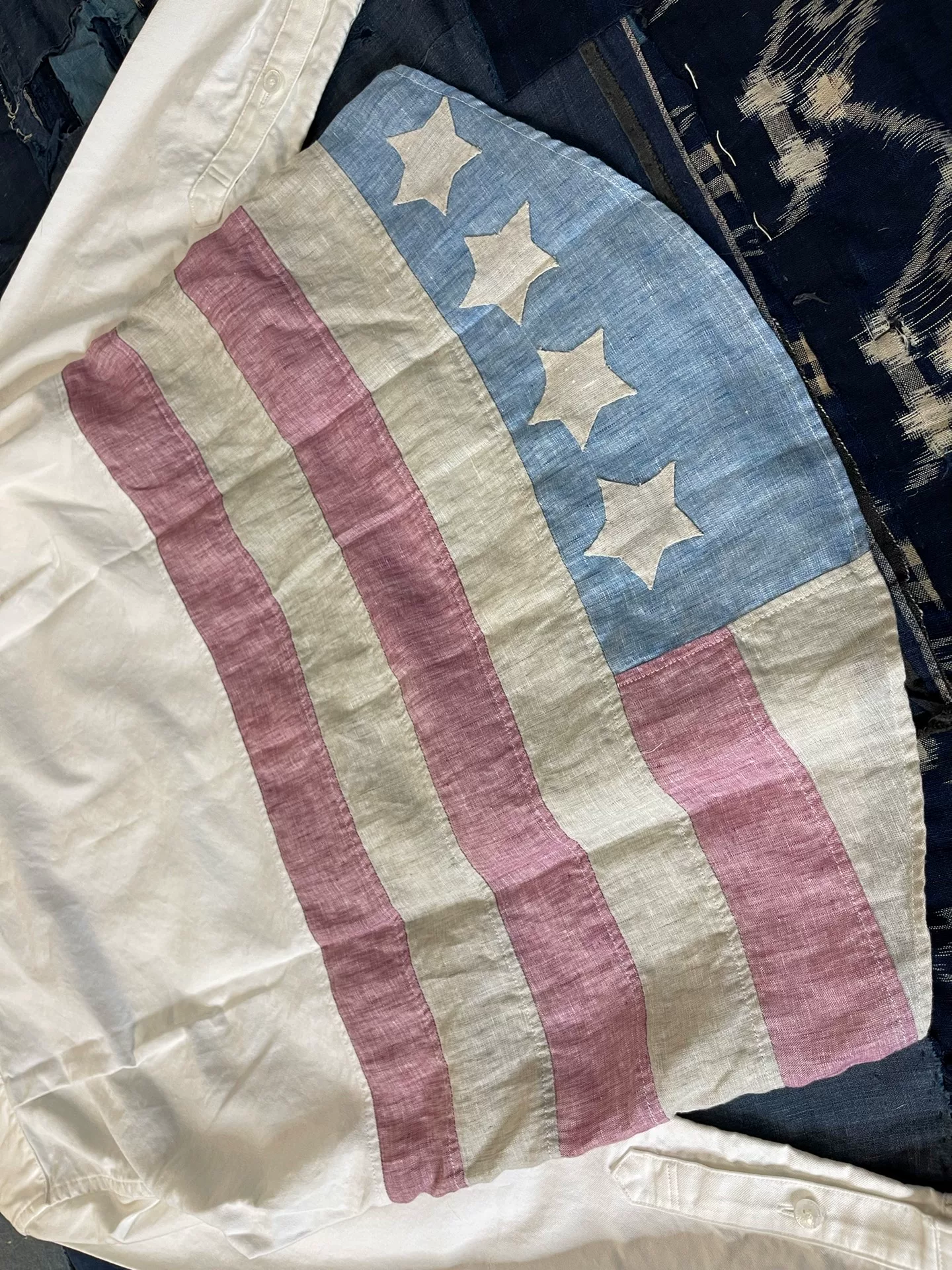 VISVIM 13SS Stars Giza L/S Shirt — detail