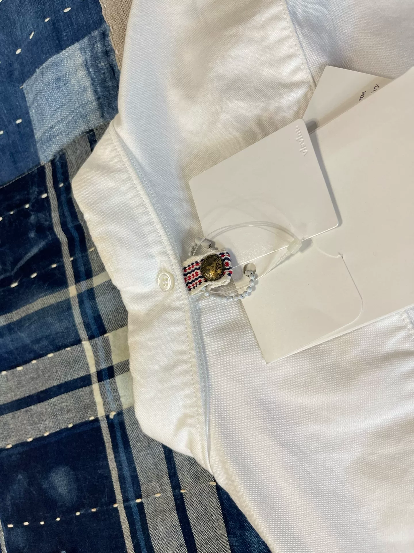 VISVIM 13SS Stars Giza L/S Shirt — label