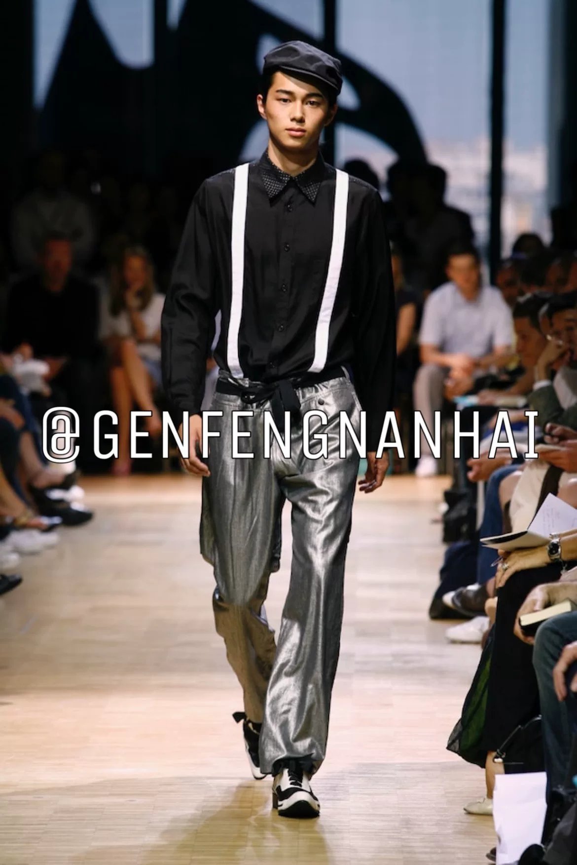 Yohji Yamamoto 07SS Silk Shirt — detail