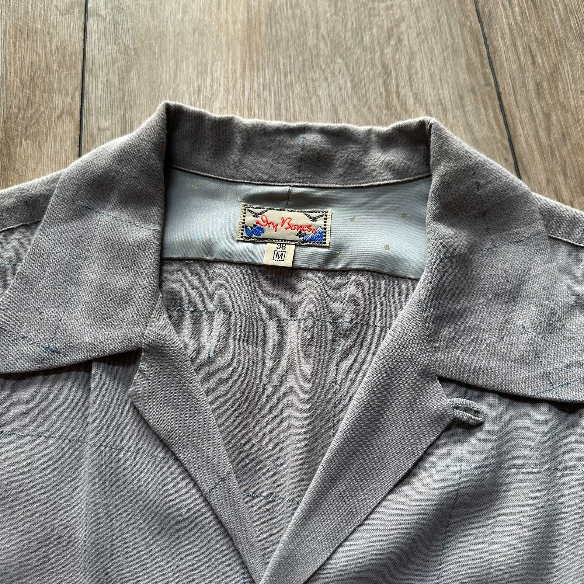 Dry Bones 40s-60s Short-Sleeve Shirt — label