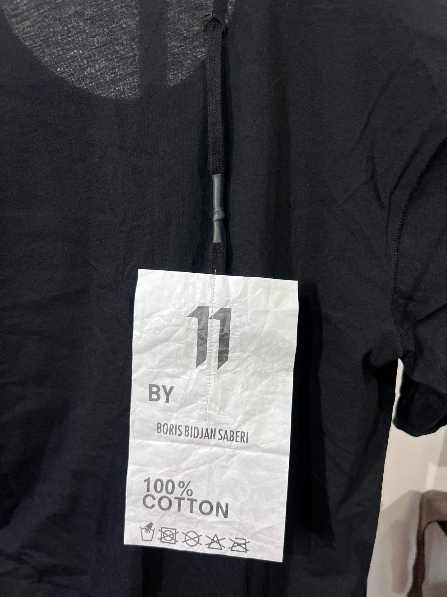 Boris Bidjan Saberi 11by bbs TS1F T-shirt — label