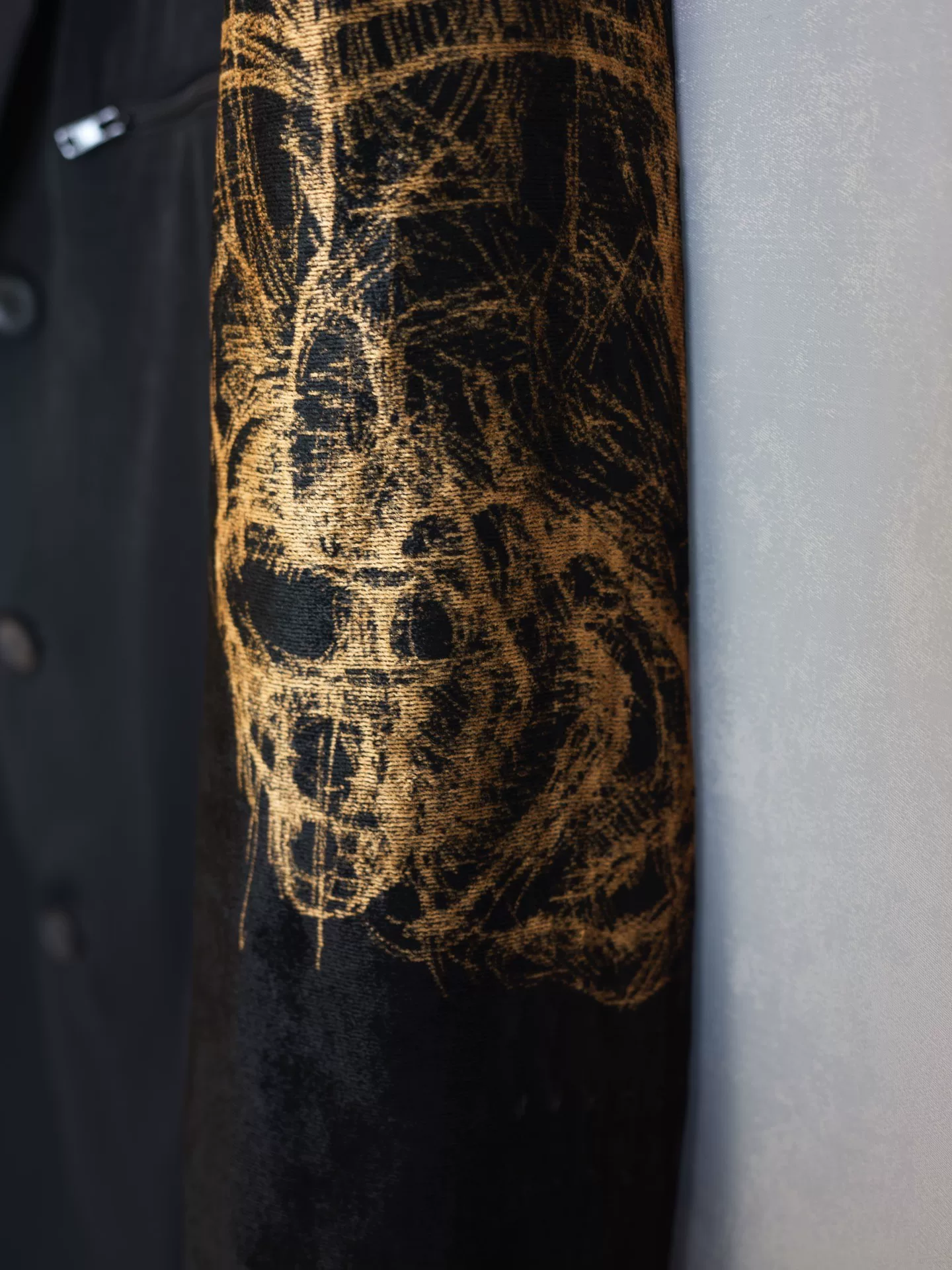 Yohji Yamamoto 20SS Velvet Sleeve Jacket — back